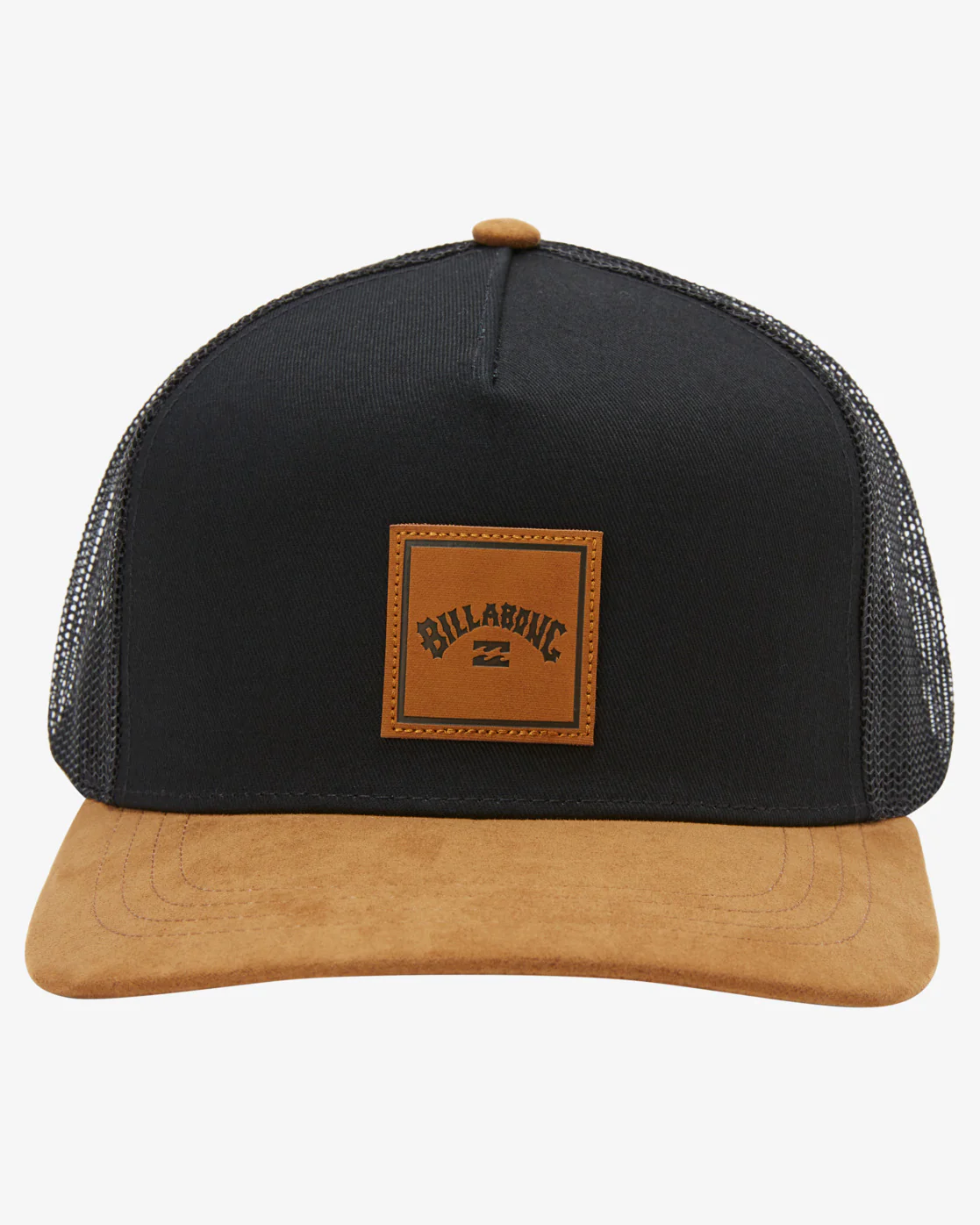 Billabong Stacked Trucker Hat - Black/Tan -Biliabong Outlet