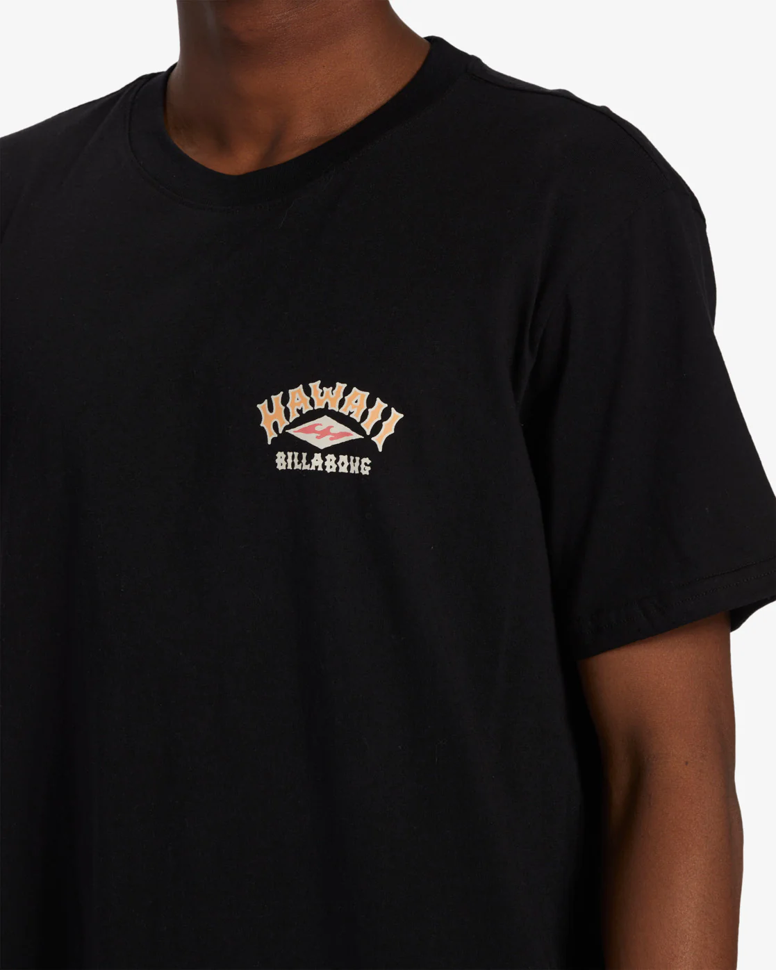 Billabong Arch Hawaii Short Sleeve T-Shirt - Black -Biliabong Outlet