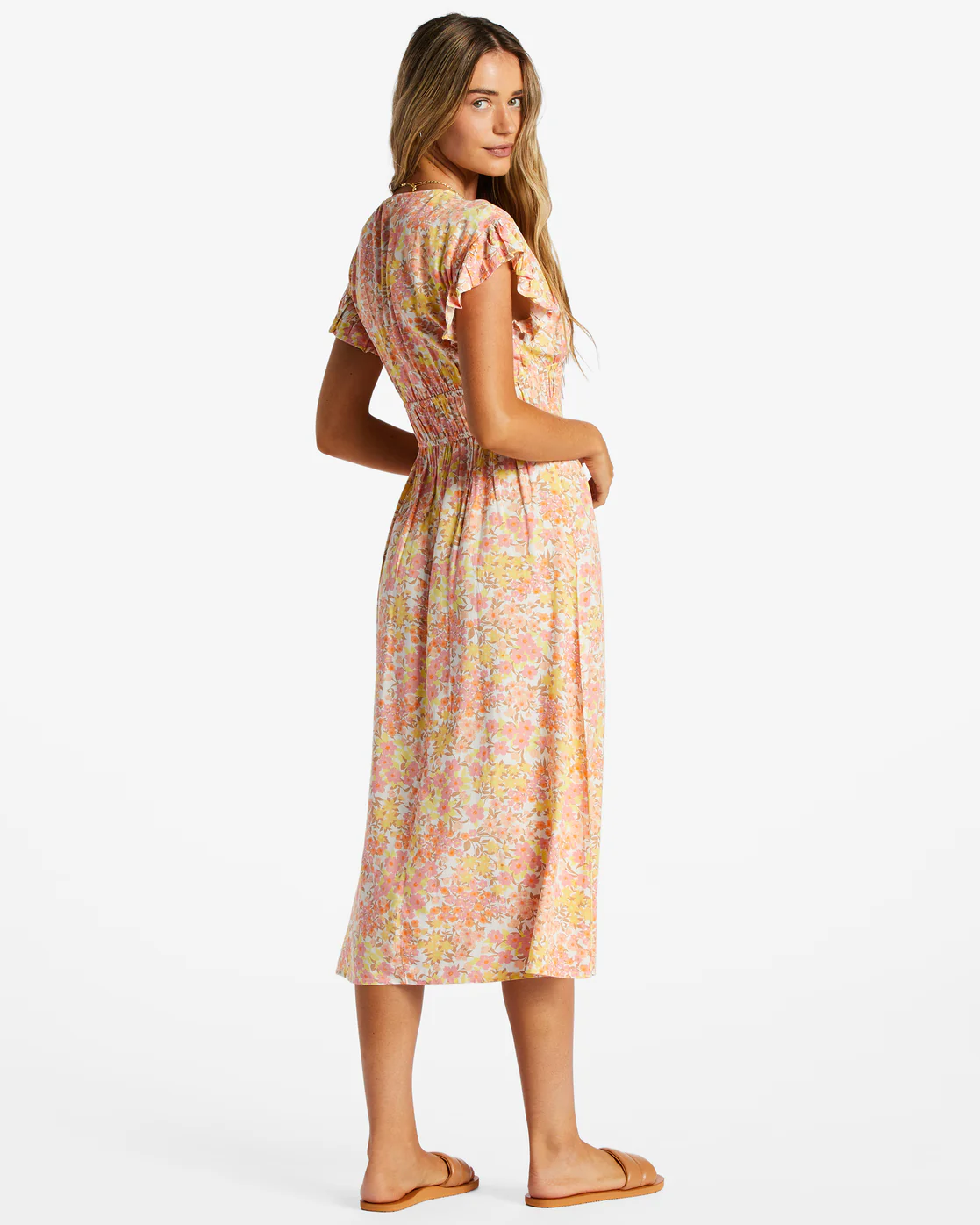 Billabong Picnic Date Midi Dress - Paloma -Biliabong Outlet