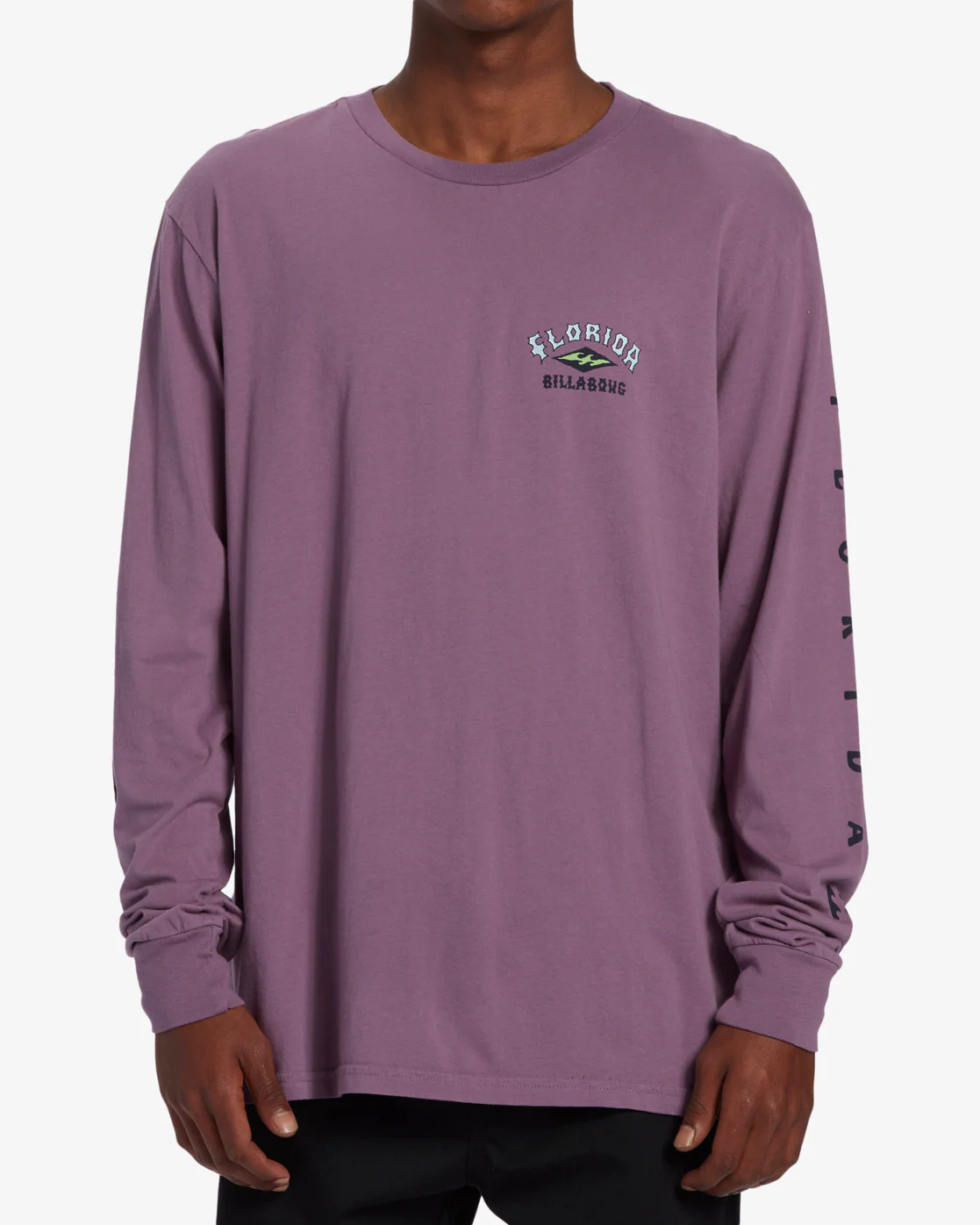 Billabong Arch Florida Long Sleeve T-Shirt - Plum Perfect -Biliabong Outlet