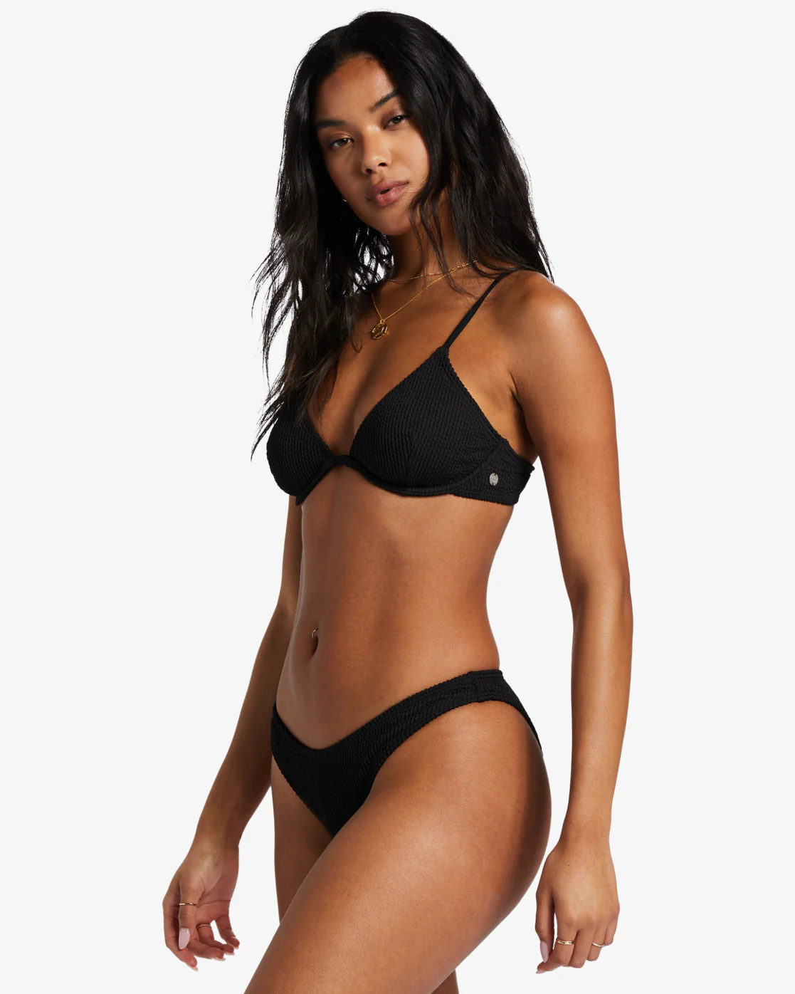 Billabong Summer High Reese Underwired Bikini Top - Black Sands -Biliabong Outlet
