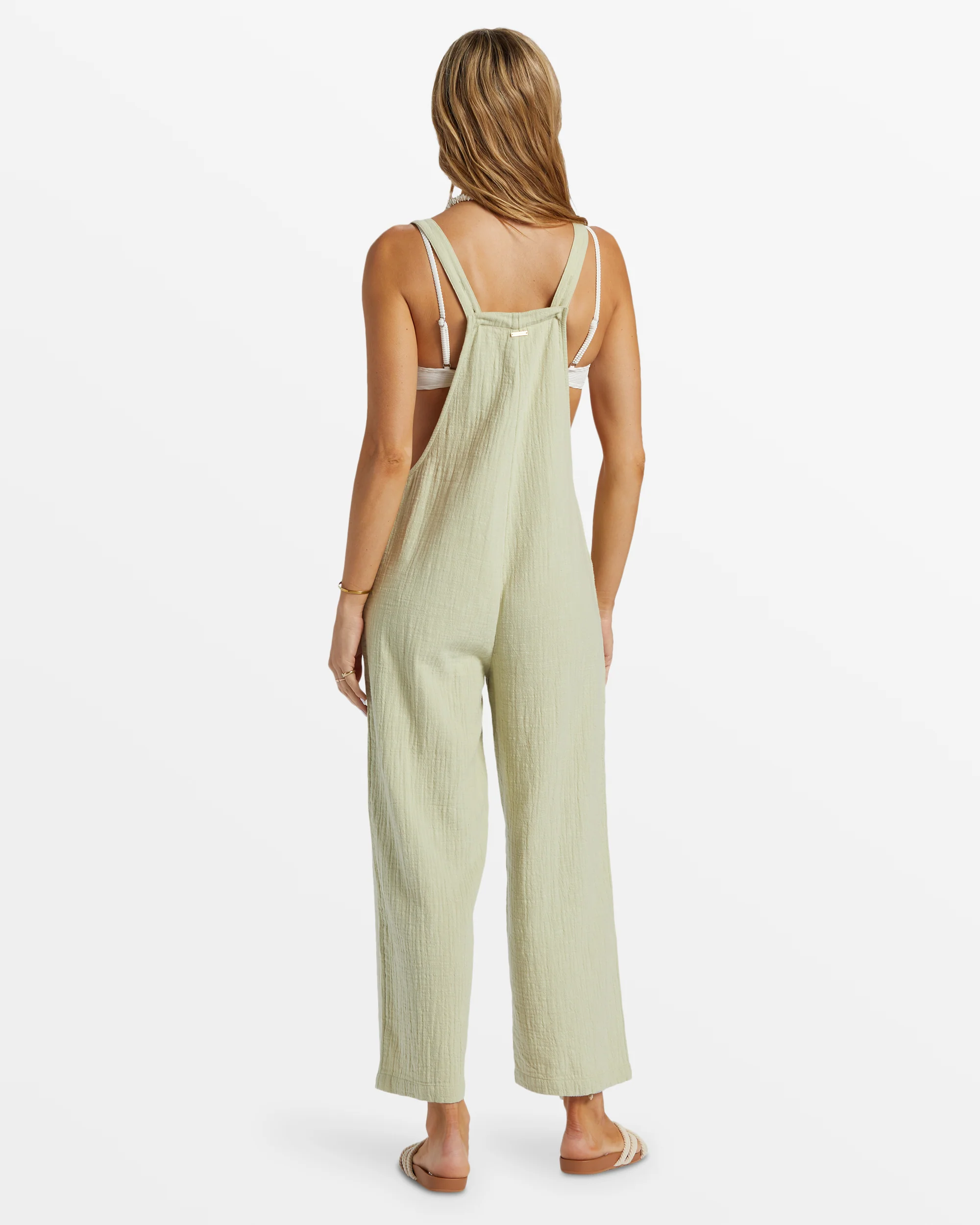 Billabong Pacific Time Jumpsuit - Light Avocado -Biliabong Outlet