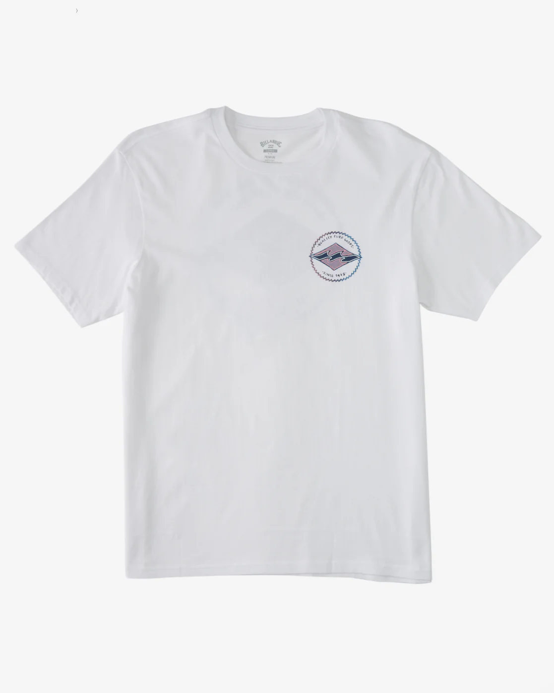 Billabong Rotor Diamond Short Sleeve T-Shirt - White -Biliabong Outlet