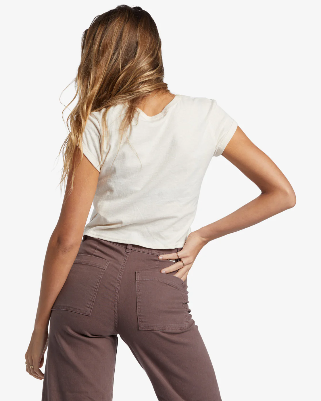 Billabong Daily Tee Knit - Whitecap -Biliabong Outlet