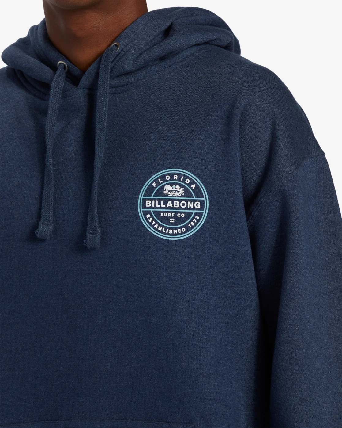 Billabong Florida Rotor Pullover Sweatshirt - Slate Blue -Biliabong Outlet
