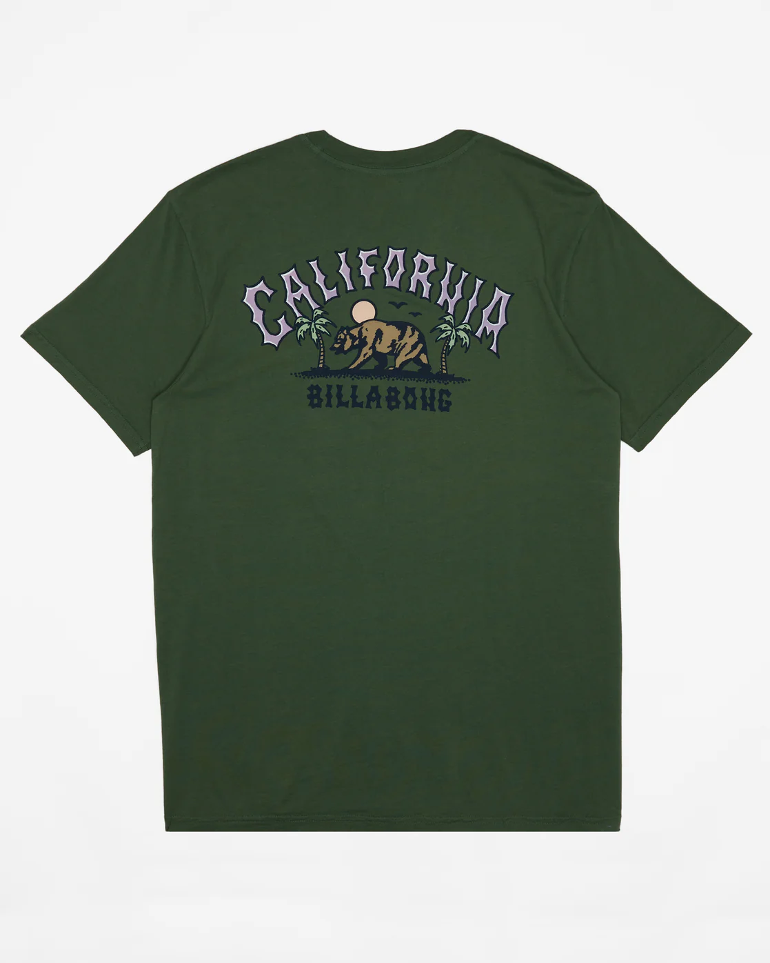 Billabong Arch California Short Sleeve T-Shirt - Sage -Biliabong Outlet
