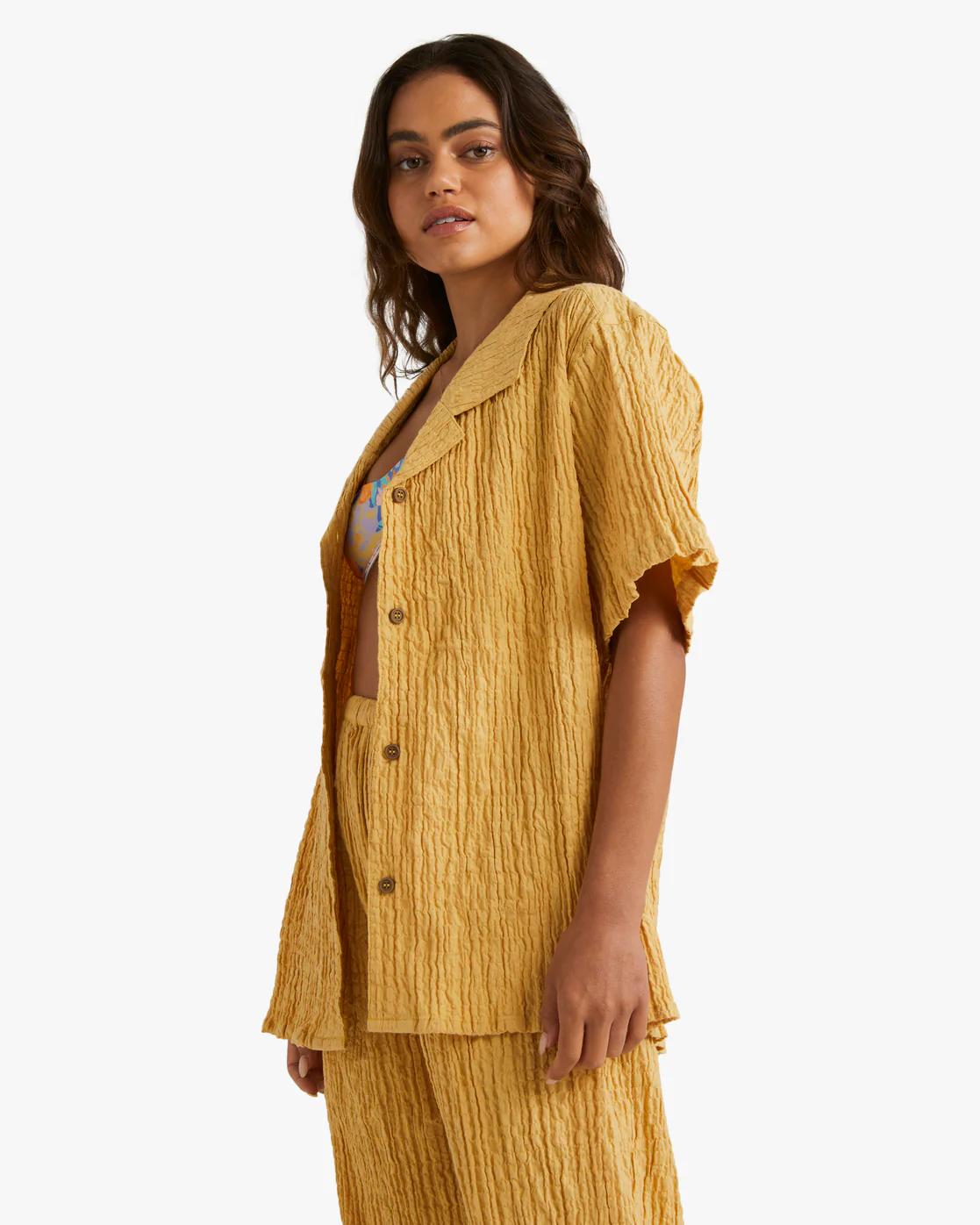 Billabong Julia Shirt Woven Shirt - Citrus -Biliabong Outlet