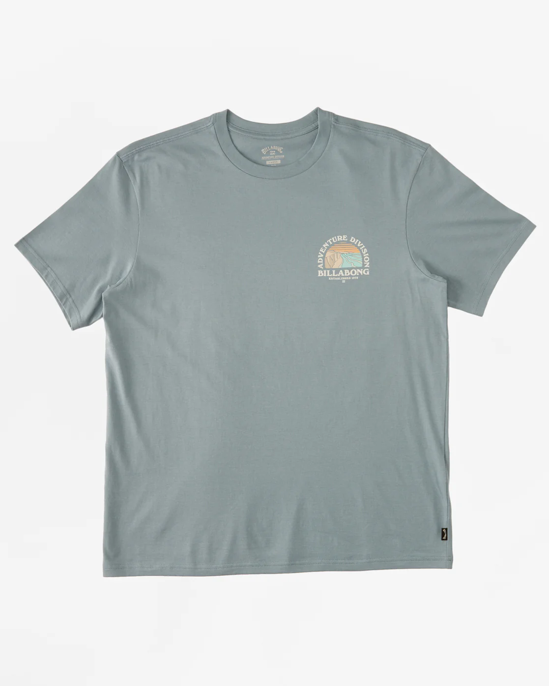 Billabong Sun Up Short Sleeve T-Shirt - Washed Blue -Biliabong Outlet