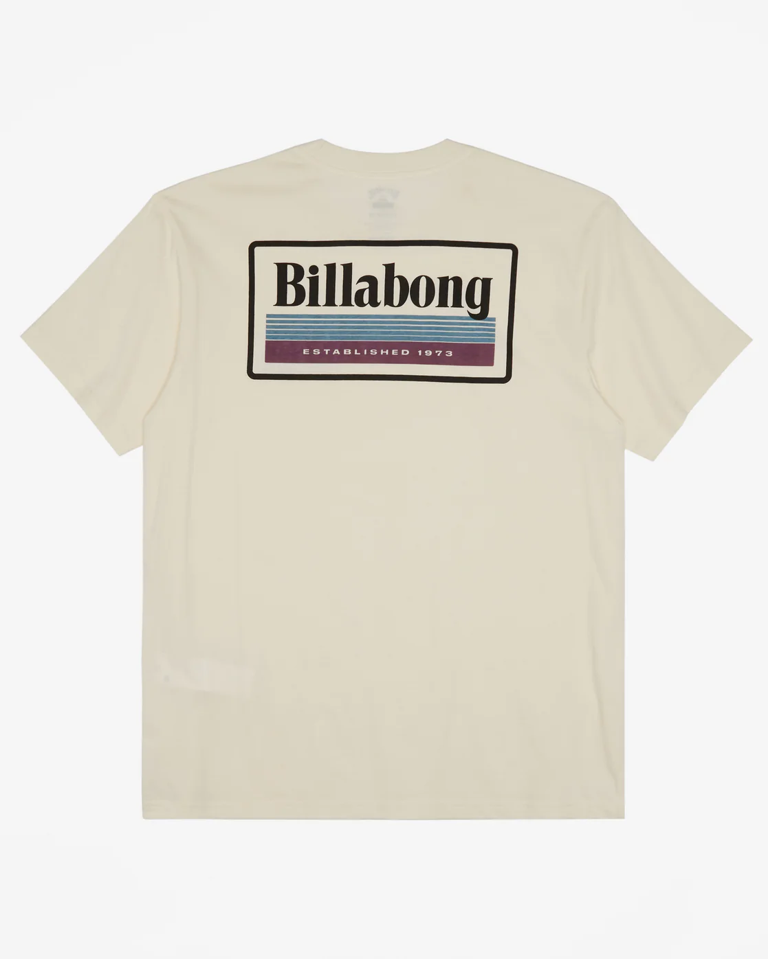 Billabong Walled Short Sleeve T-Shirt - Off White -Biliabong Outlet