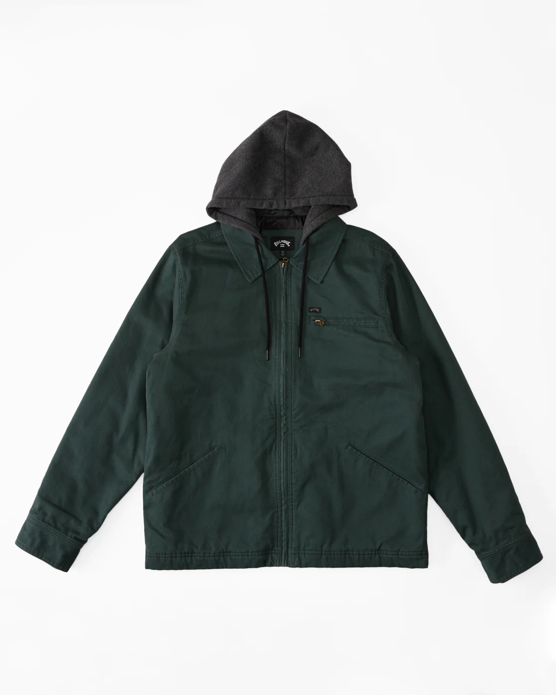Billabong Barlow Hooded Jacket - Dark Forest -Biliabong Outlet