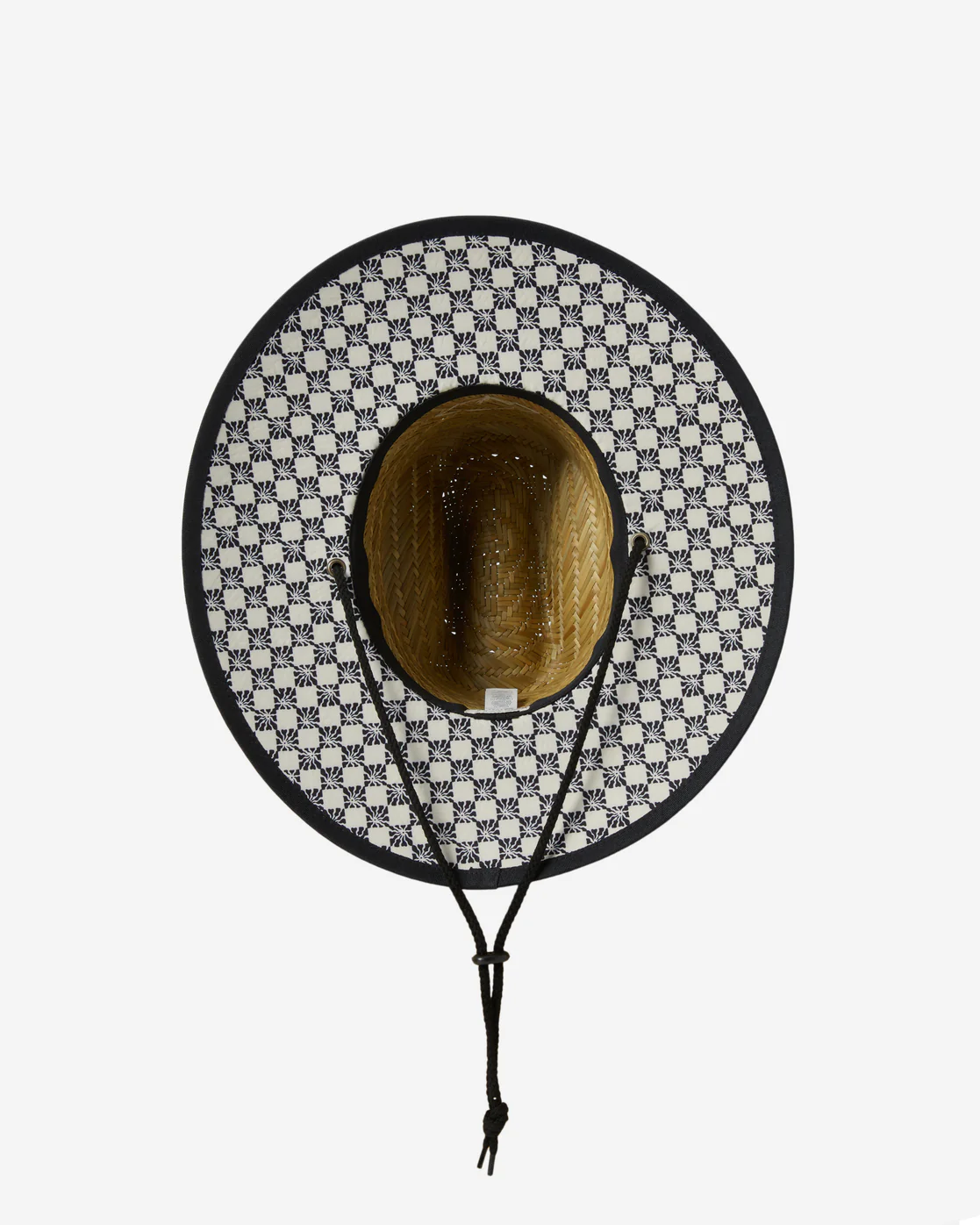 Billabong Tipton Straw Lifeguard Hat - Black Pebble -Biliabong Outlet