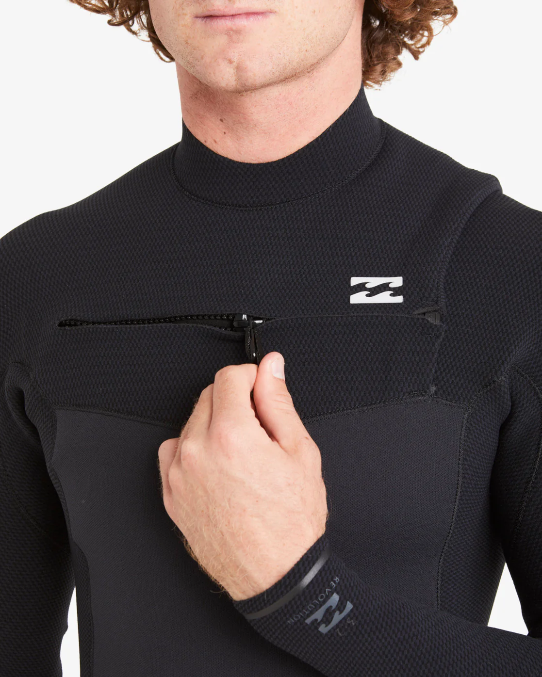 Billabong 4/3 Revolution Chest Zip Full Wetsuit - Black -Biliabong Outlet