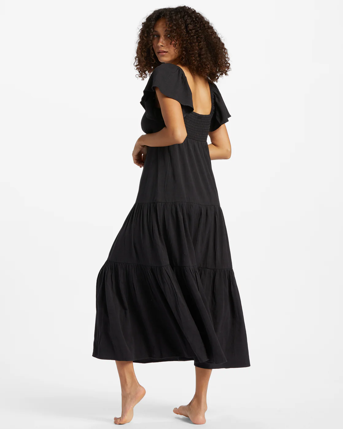 Billabong Last Light Dress - Black Pebble -Biliabong Outlet