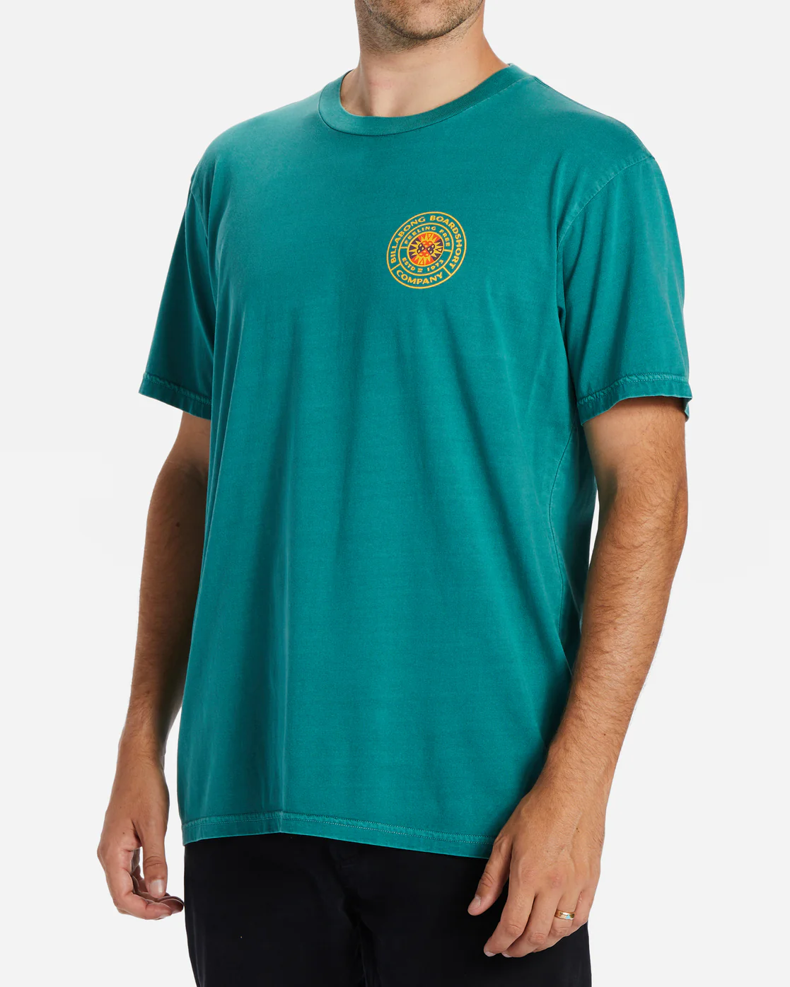 Billabong Trademark T-Shirt - Seagreen -Biliabong Outlet