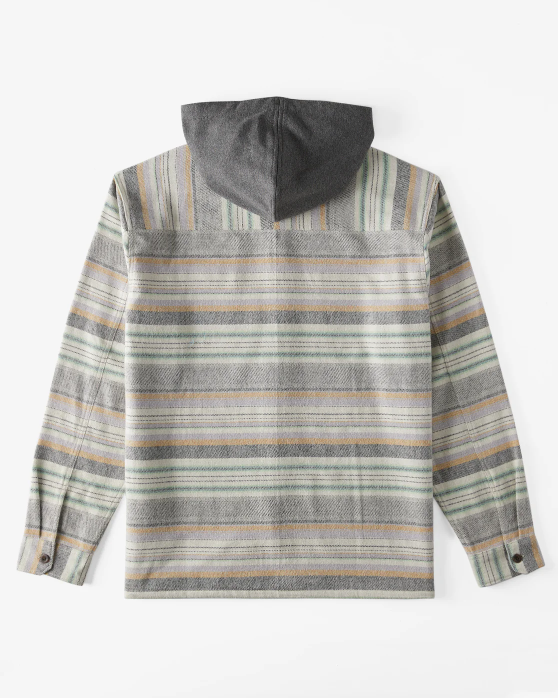 Billabong Baja Hooded Flannel Shirt - Jade Stone -Biliabong Outlet