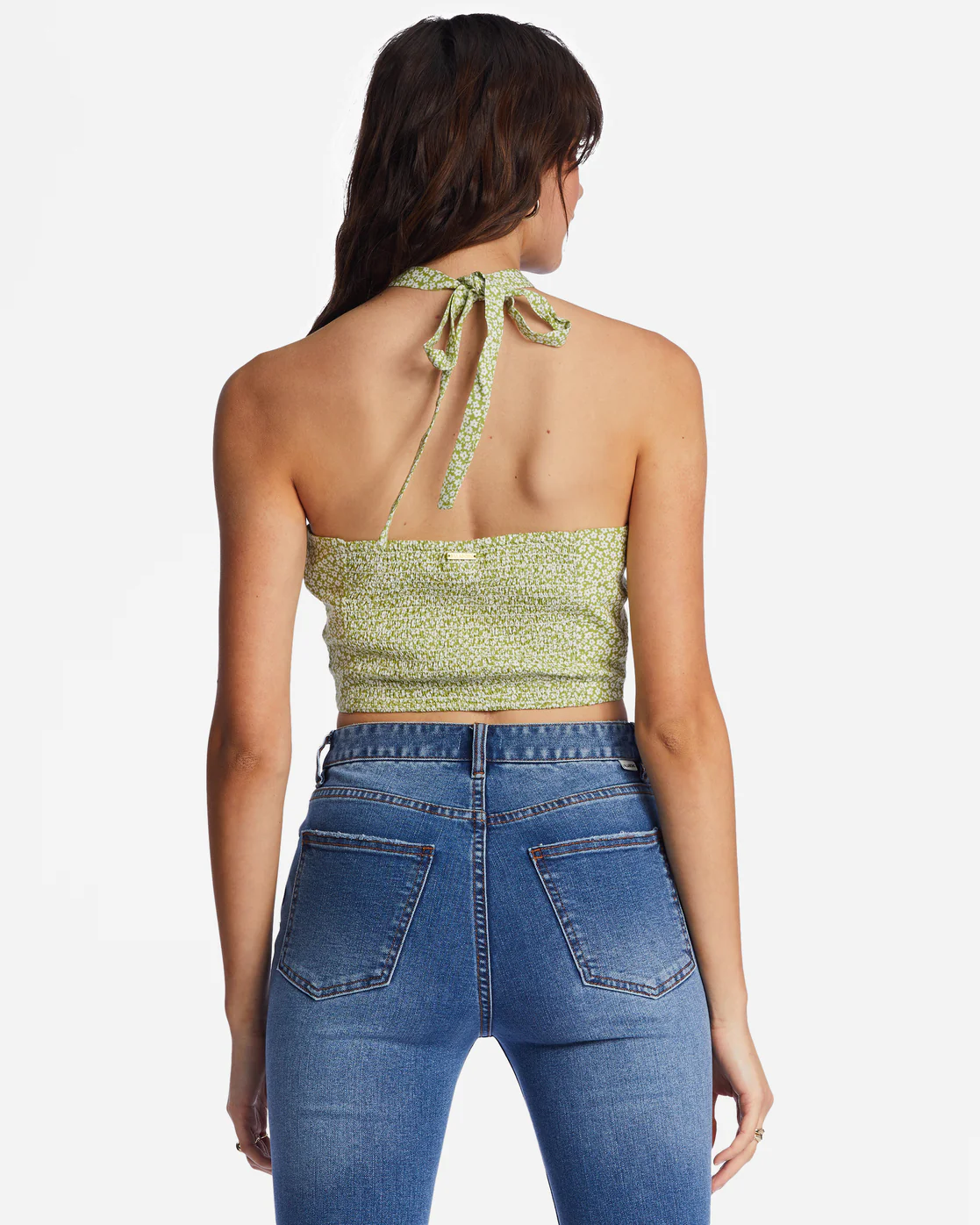 Billabong Retro Wave Crop Top - Moss Meadow -Biliabong Outlet