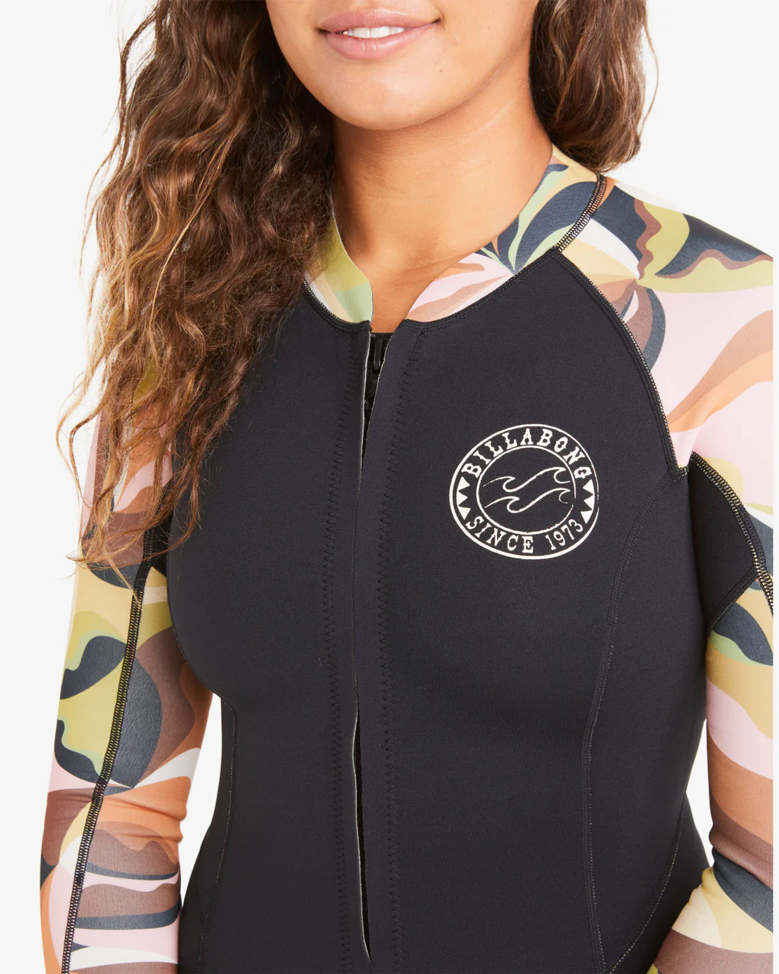 Billabong Peeky Jacket Wetsuit Jacket - Hidden Palms Multi -Biliabong Outlet