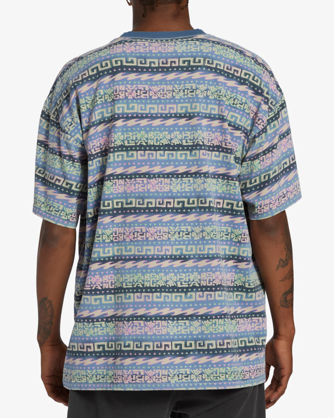 Billabong Halfrack Crew Knit - Splash -Biliabong Outlet