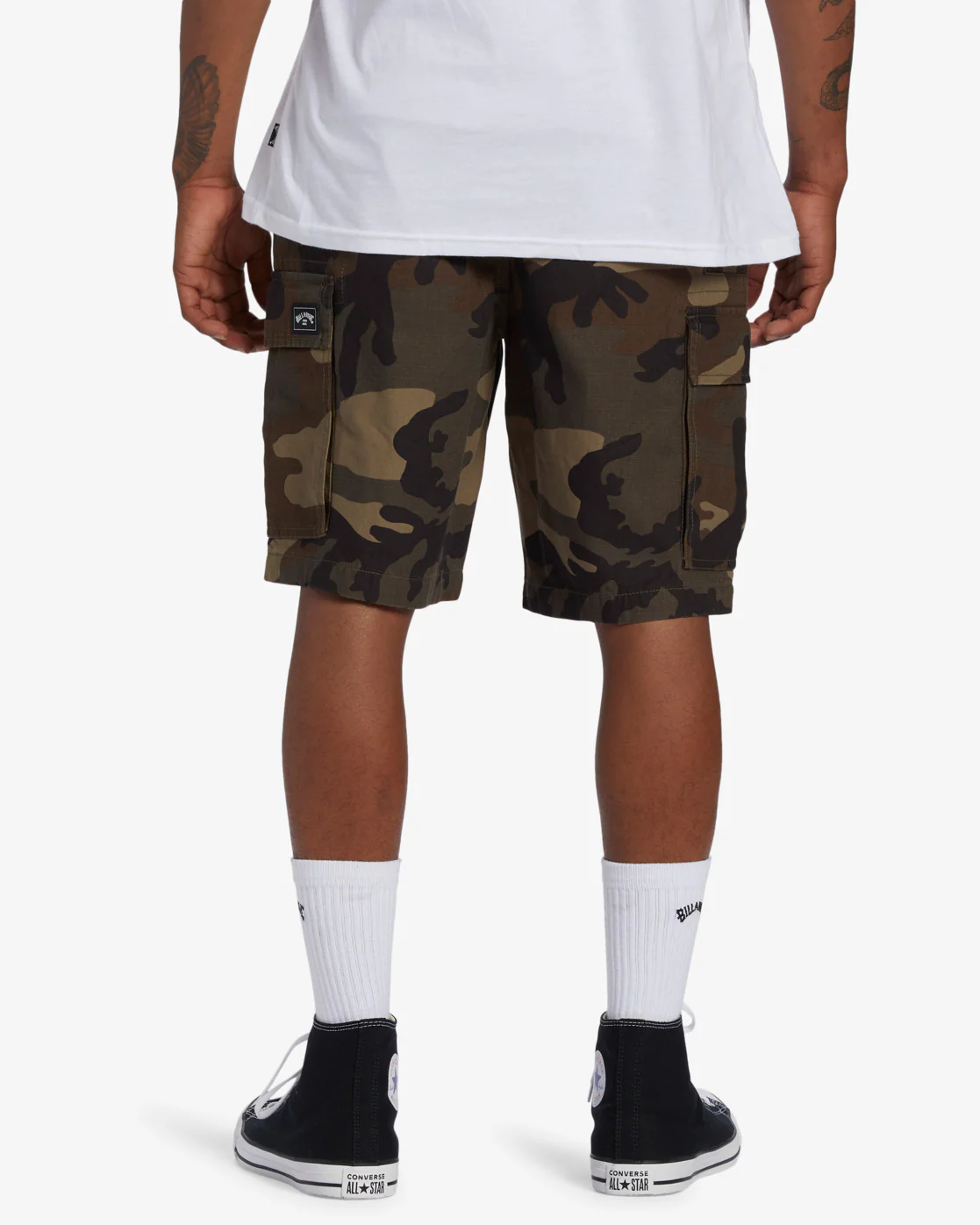Billabong Combat Cargo Shorts - Military Camo -Biliabong Outlet
