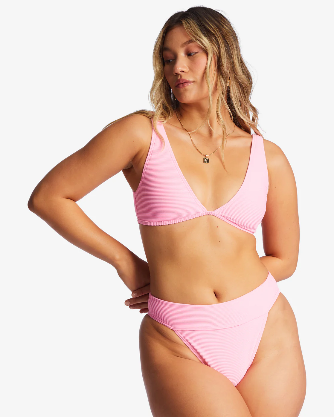 Billabong Tanlines Aruba Bikini Bottoms - Pink Daze -Biliabong Outlet