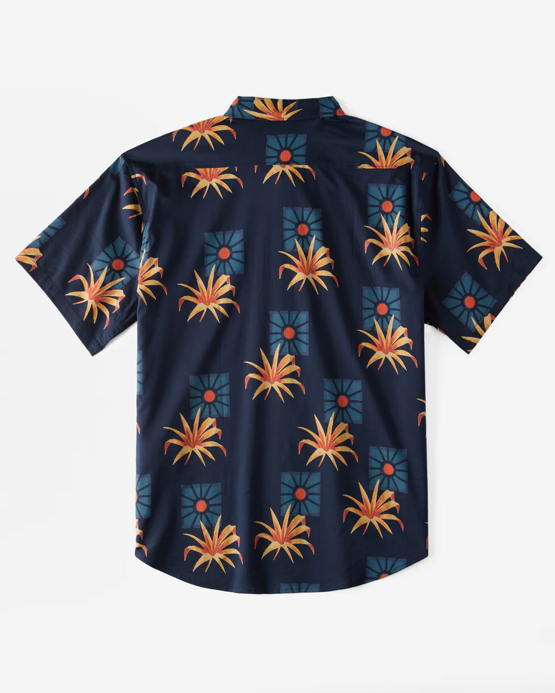 Billabong Sundays Short Sleeve Shirt - Navy -Biliabong Outlet