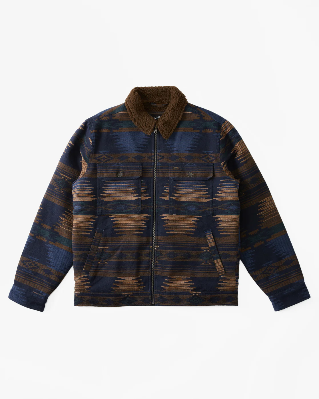 Billabong Barlow Sherpa Lined Jacket - Navy -Biliabong Outlet