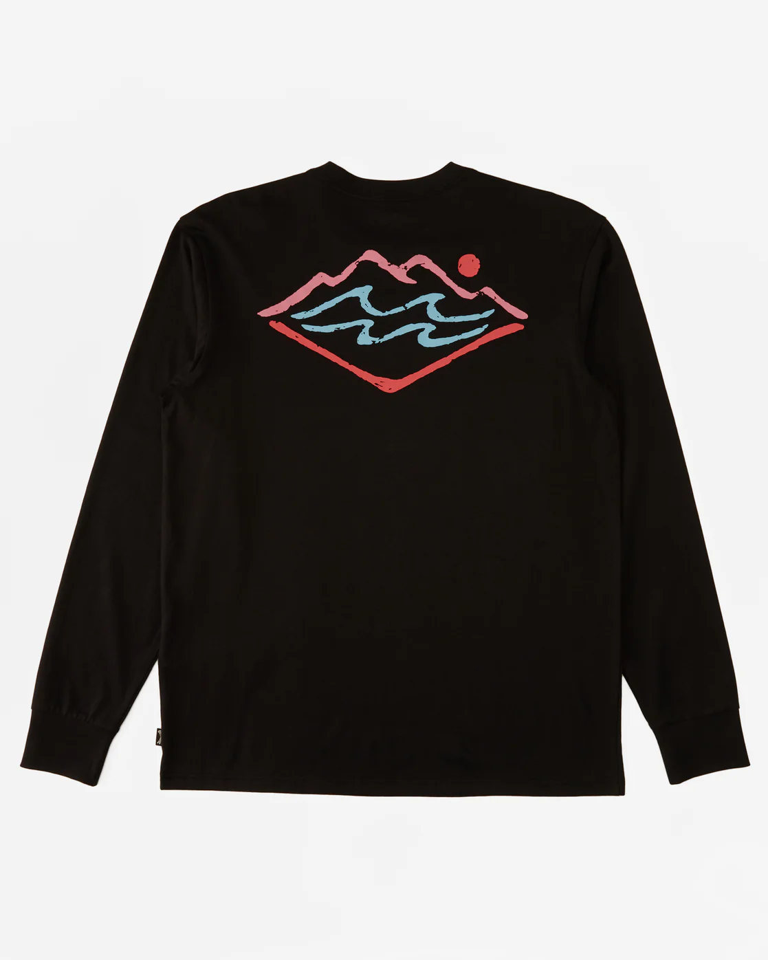 Billabong Summit Long Sleeve T-Shirt - Black -Biliabong Outlet