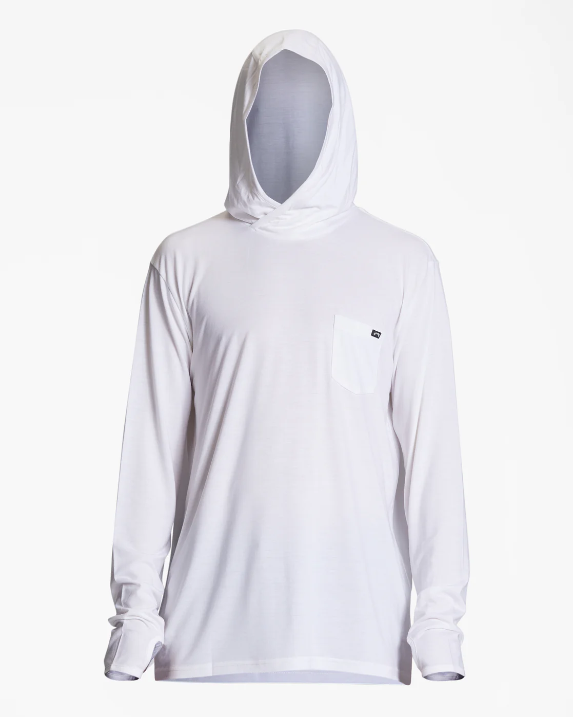 Billabong Eclipse Hooded Long Sleeve Surf T-Shirt - White -Biliabong Outlet