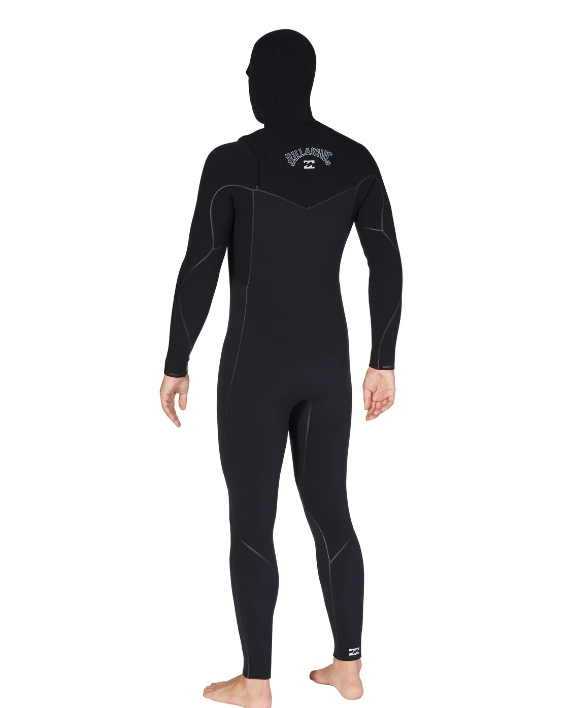 Billabong 6/5 Furnace Chest Zip Hooded Full Wetsuit - Black -Biliabong Outlet