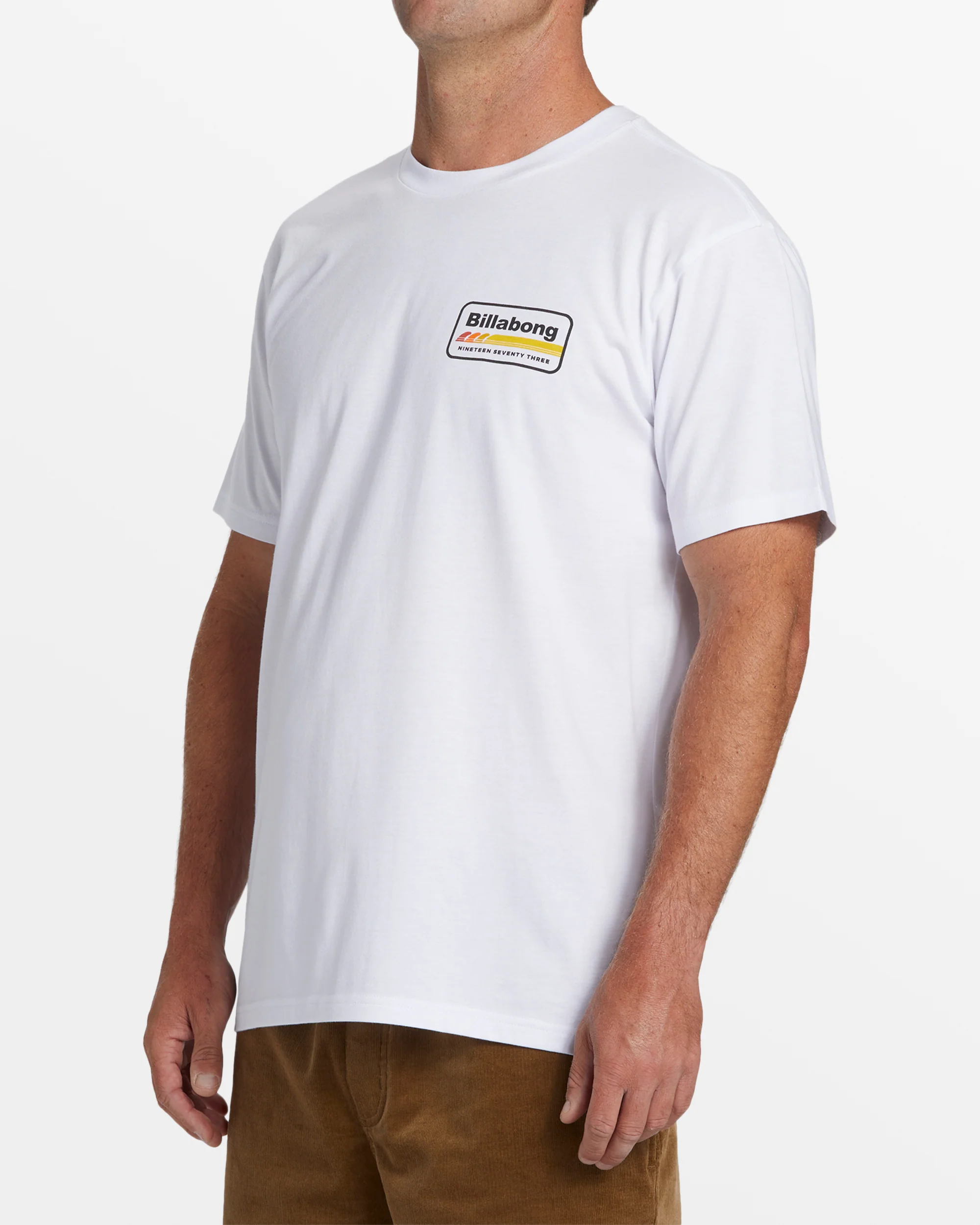 Billabong Walled T-Shirt - White -Biliabong Outlet
