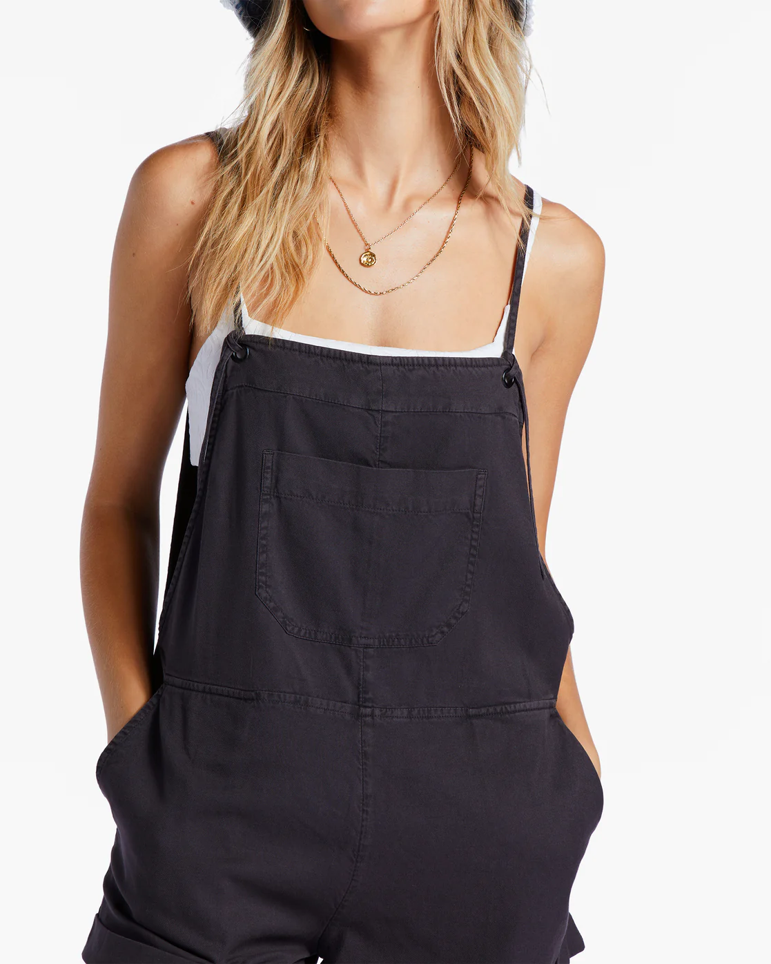 Billabong Wild Pursuit Romper - Off Black -Biliabong Outlet