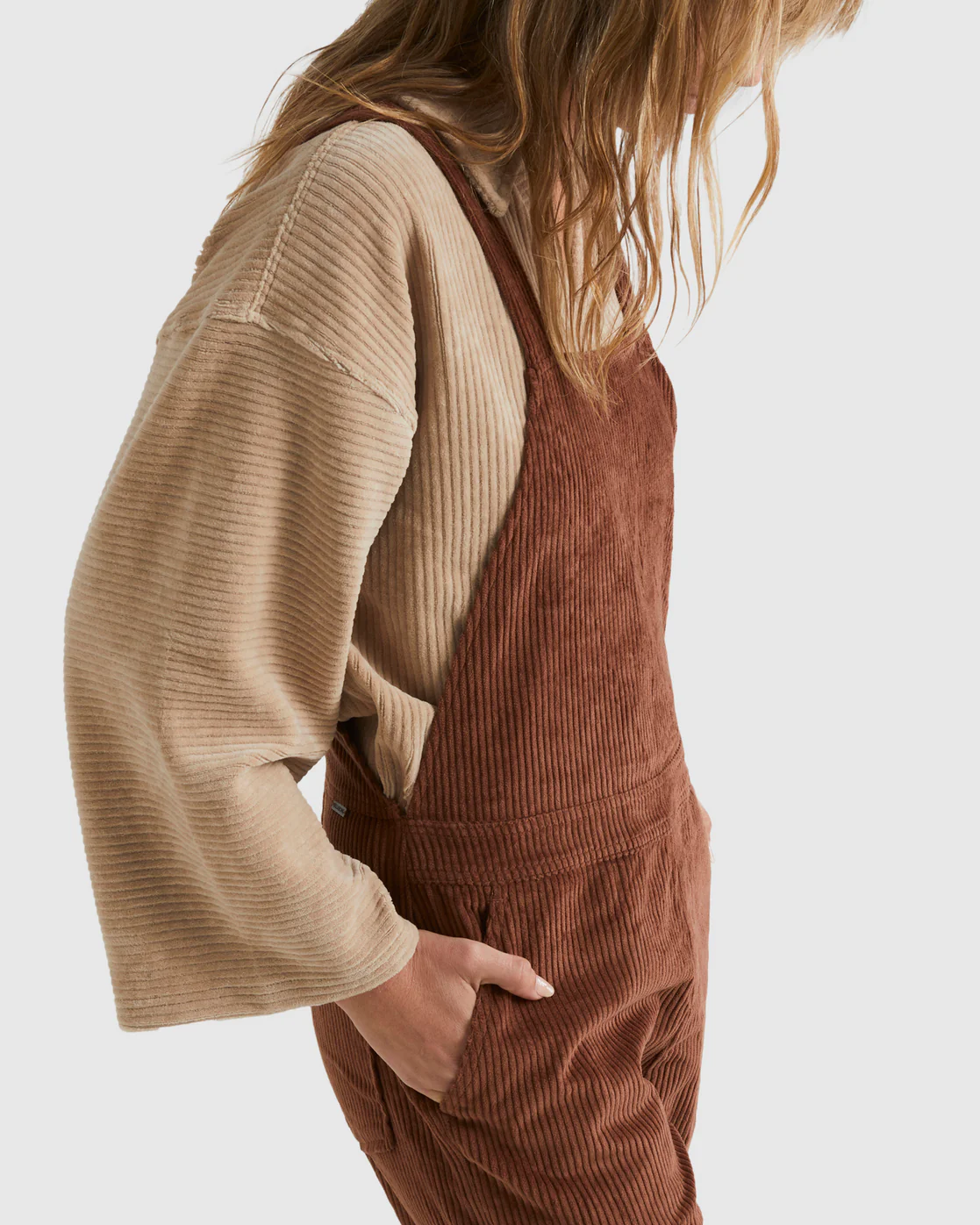 Billabong So Stoked Overalls - Dark Choc -Biliabong Outlet