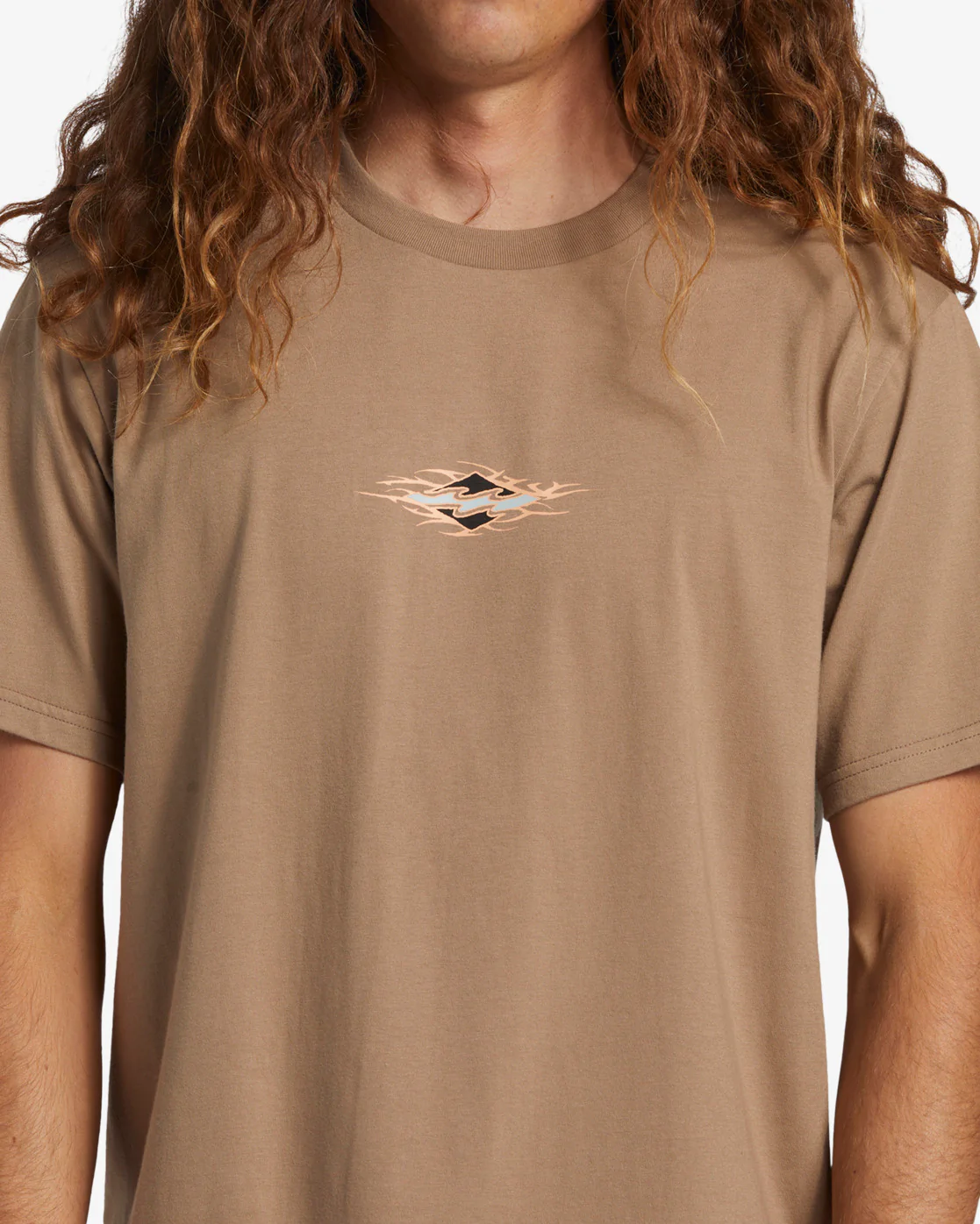 Billabong Tall Tale Short Sleeve T-Shirt - Walnut -Biliabong Outlet