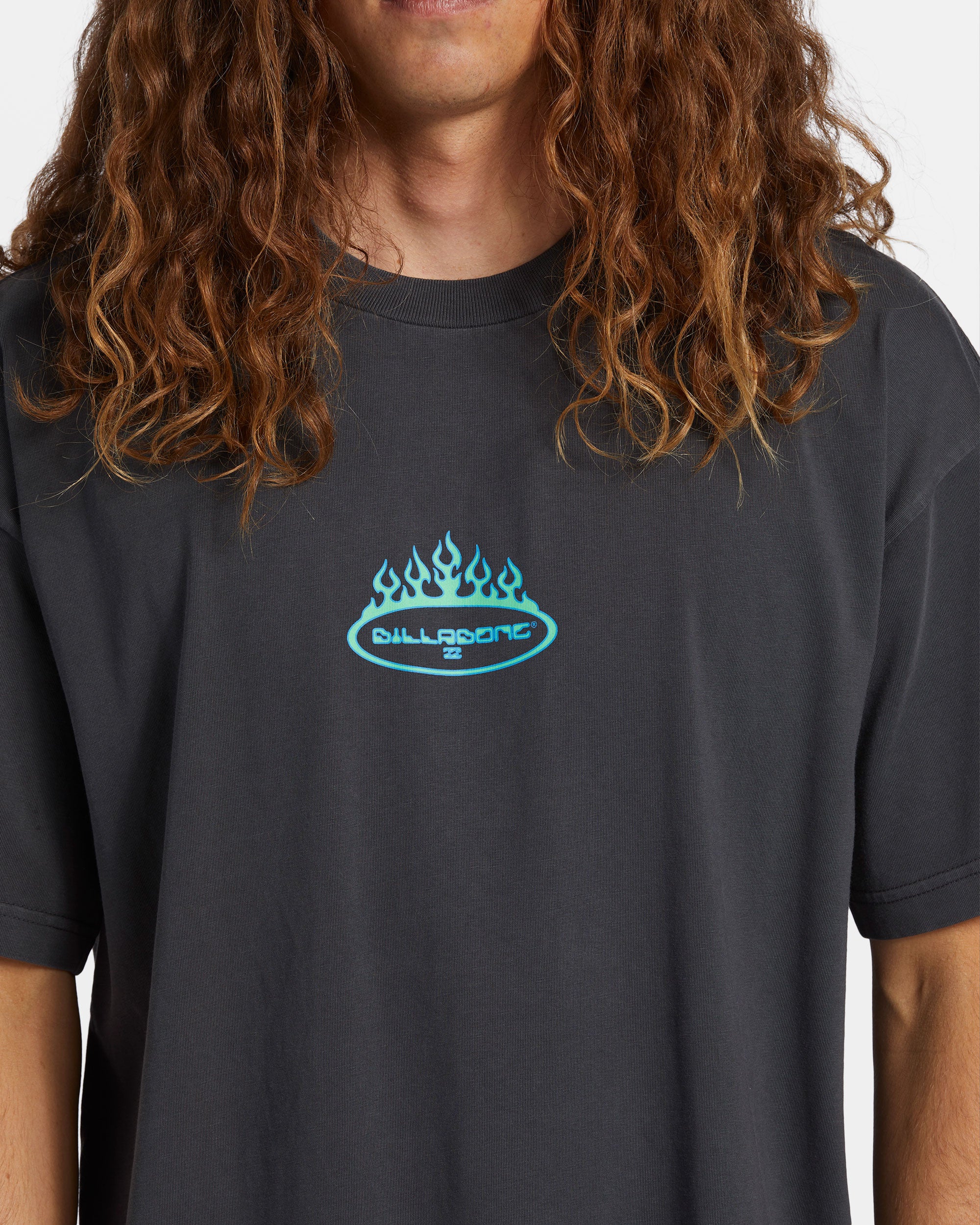 Billabong Firey OG T-Shirt - Washed Black -Biliabong Outlet