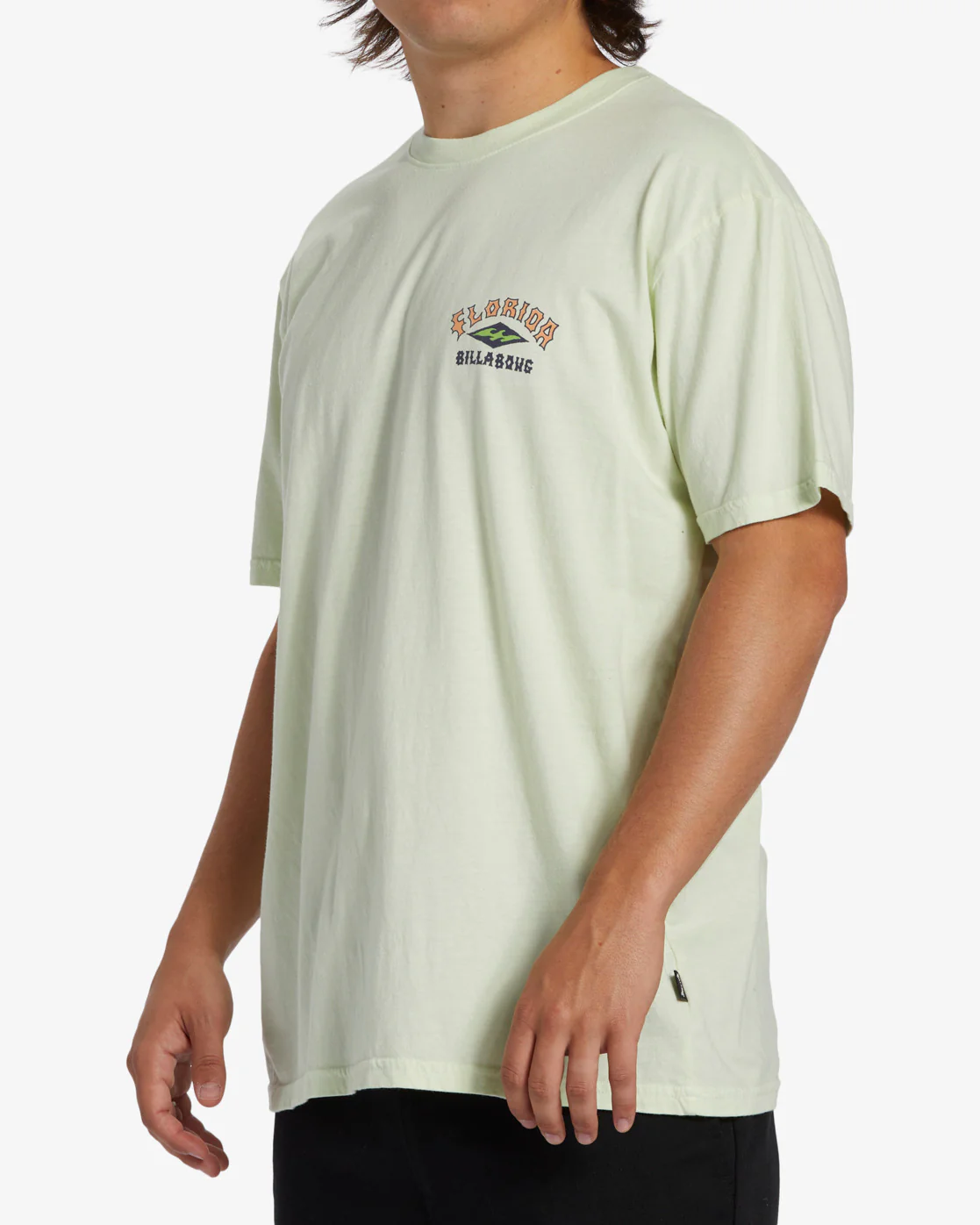 Billabong Arch Florida Short Sleeve T-Shirt - Mint Cream -Biliabong Outlet