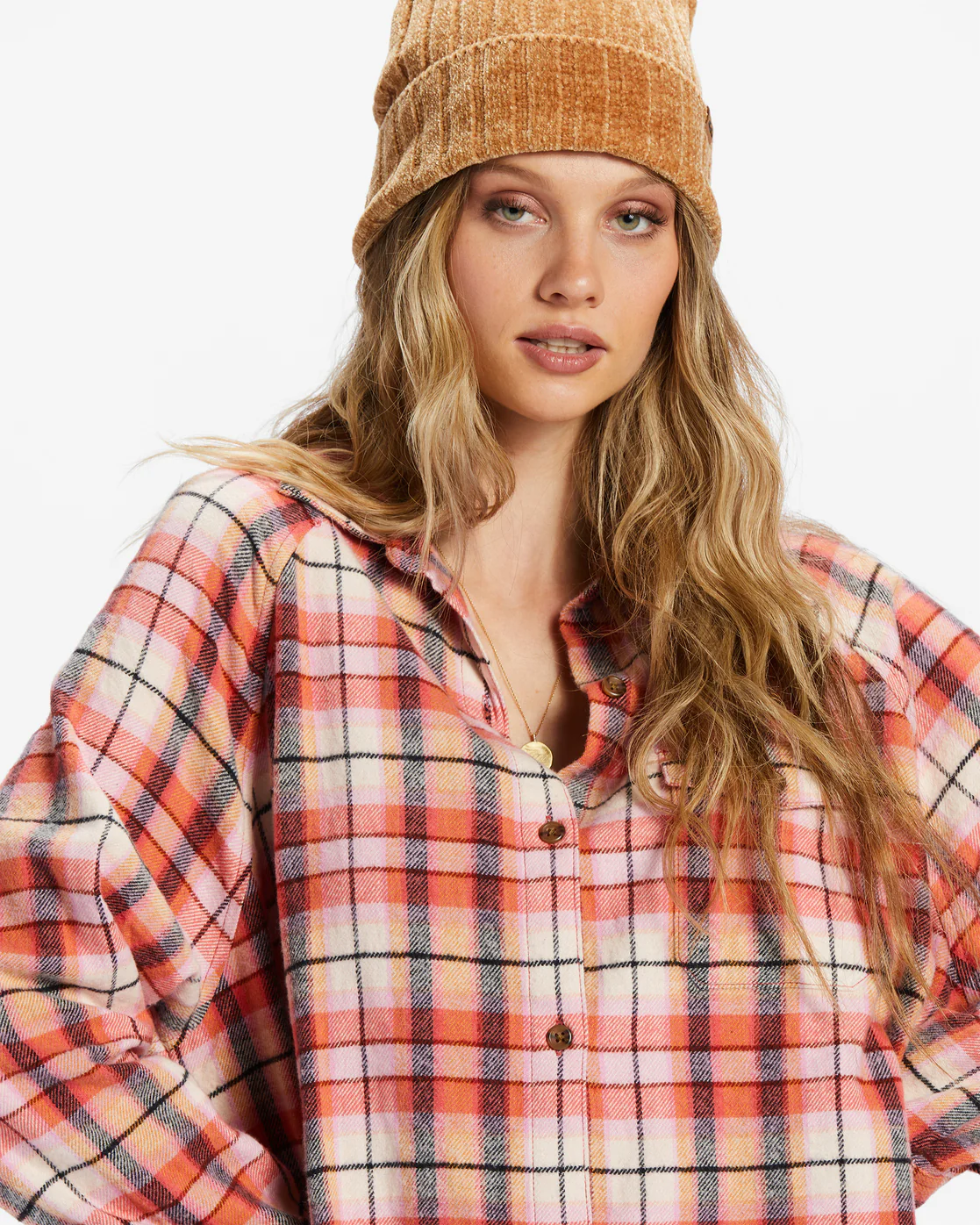 Billabong Best Time Long Sleeve Shirt - Hibiscus -Biliabong Outlet