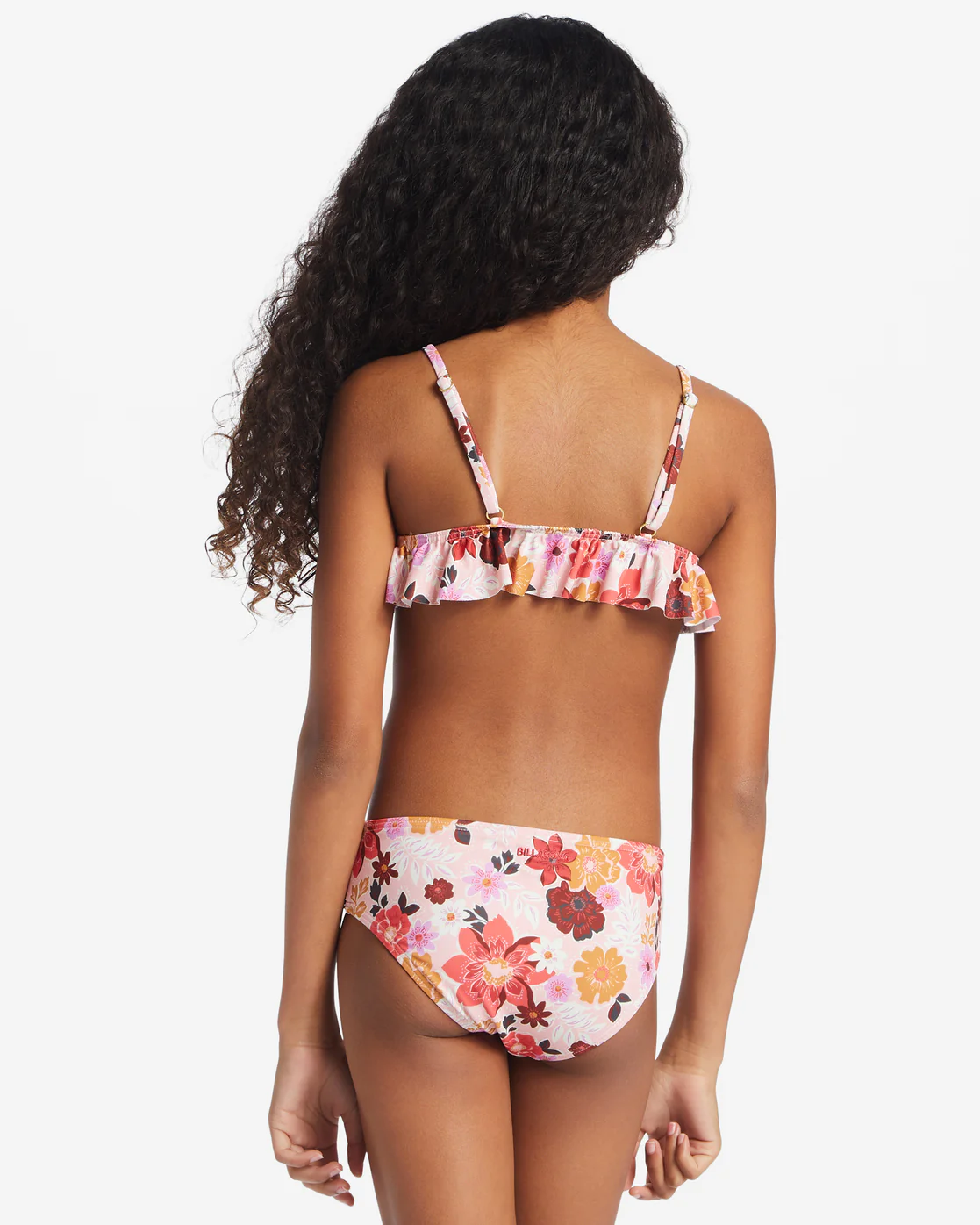 Billabong Girls A Dream Away Ruffle Tri Set Bikini Set - Multi -Biliabong Outlet