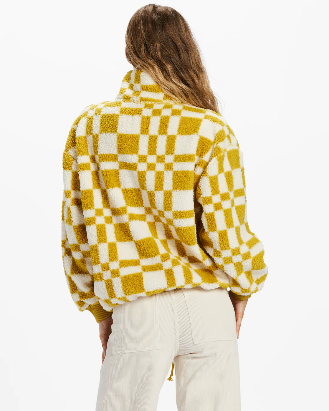 Billabong Time Off Half-Zip Fleece Pullover - Split Pea -Biliabong Outlet