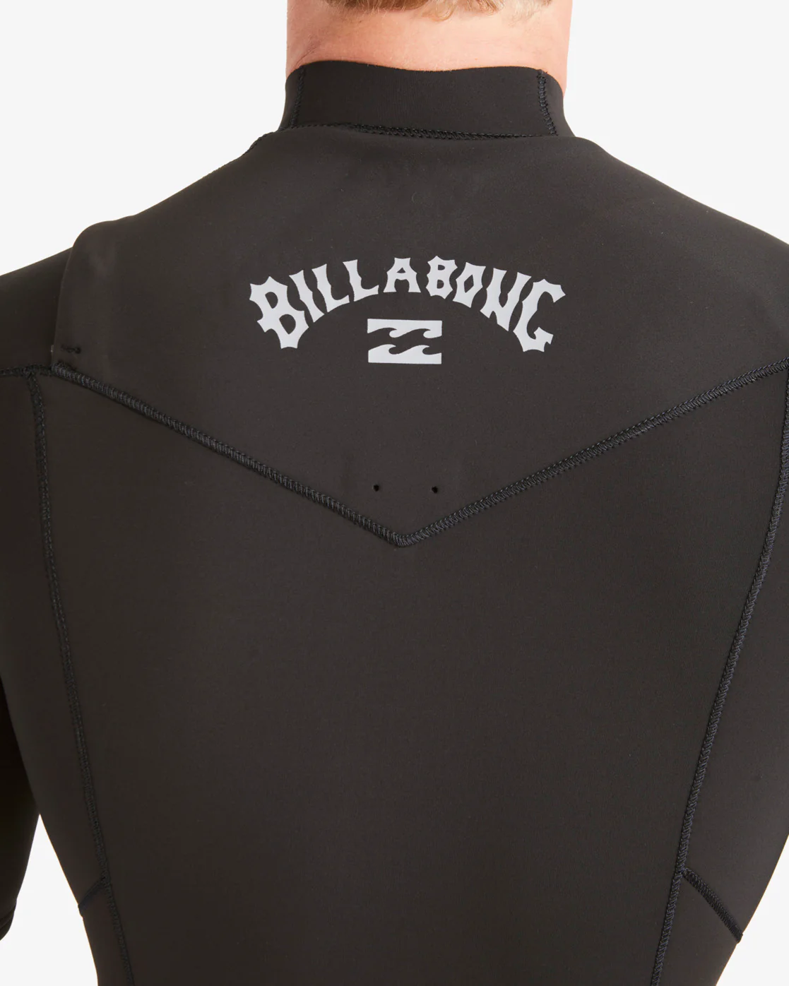 Billabong 2/2mm Absolute Short Sleeve Chest Zip Springsuit - Black -Biliabong Outlet