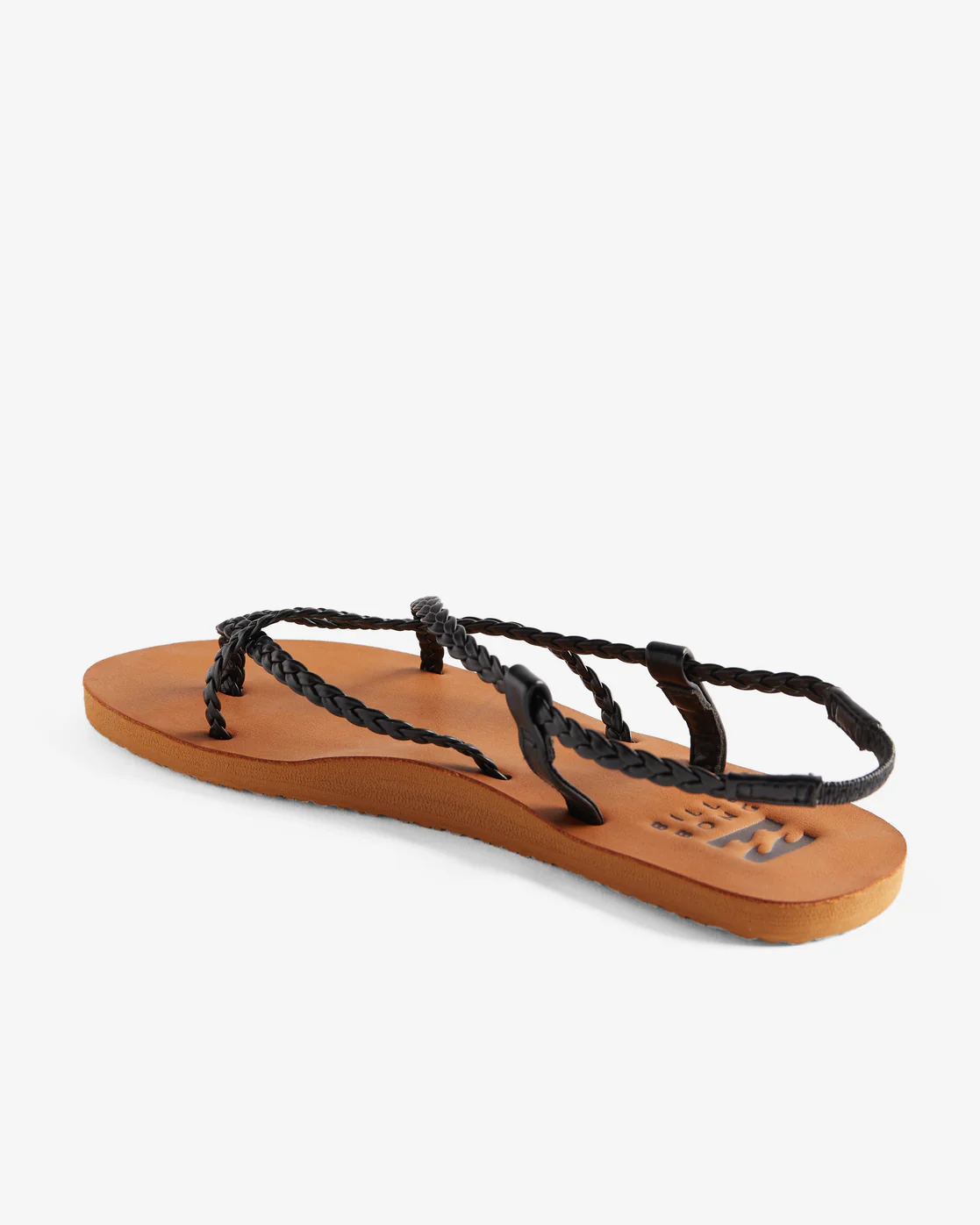 Billabong Crossing By Braided Sandals - Off Black -Biliabong Outlet