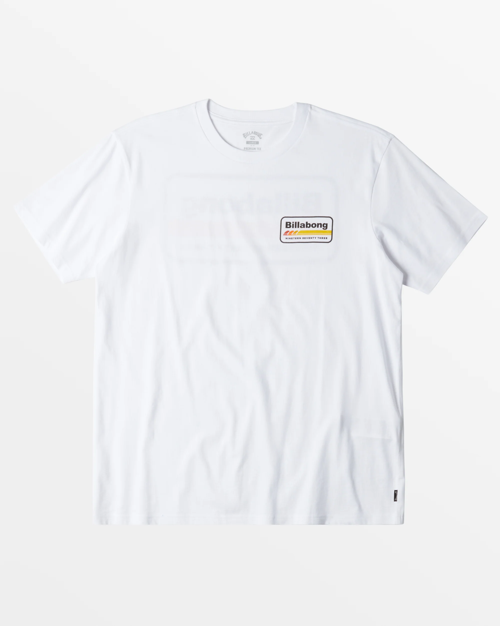 Billabong Walled T-Shirt - White -Biliabong Outlet