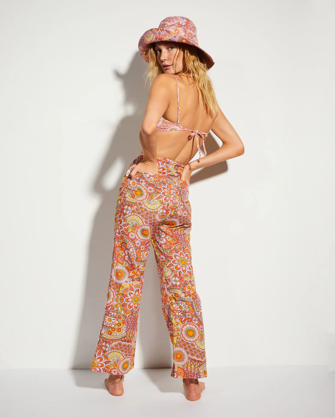 Billabong Billabong X Smiley So Trippy Linen Pants - Multi -Biliabong Outlet
