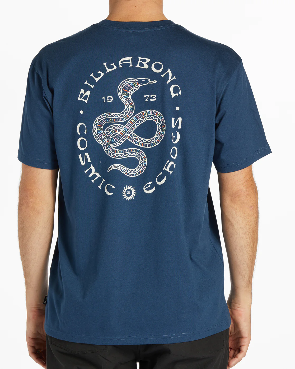 Billabong Coil Short Sleeve T-Shirt - Dark Blue -Biliabong Outlet