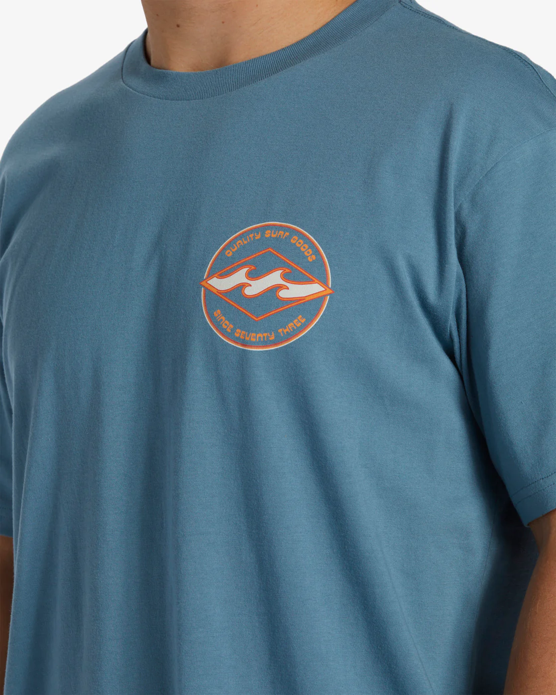 Billabong Rotor Diamond Short Sleeve T-Shirt - Vintage Indigo -Biliabong Outlet