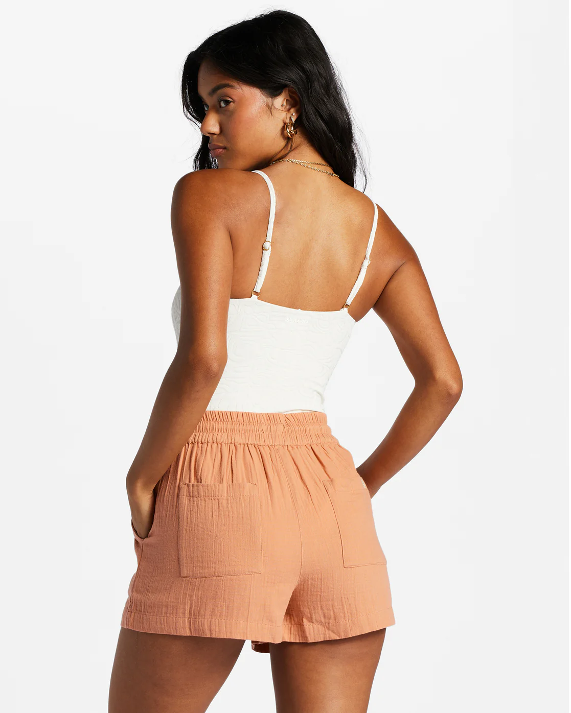 Billabong Day Tripper Elastic Shorts - Rose Dawn -Biliabong Outlet