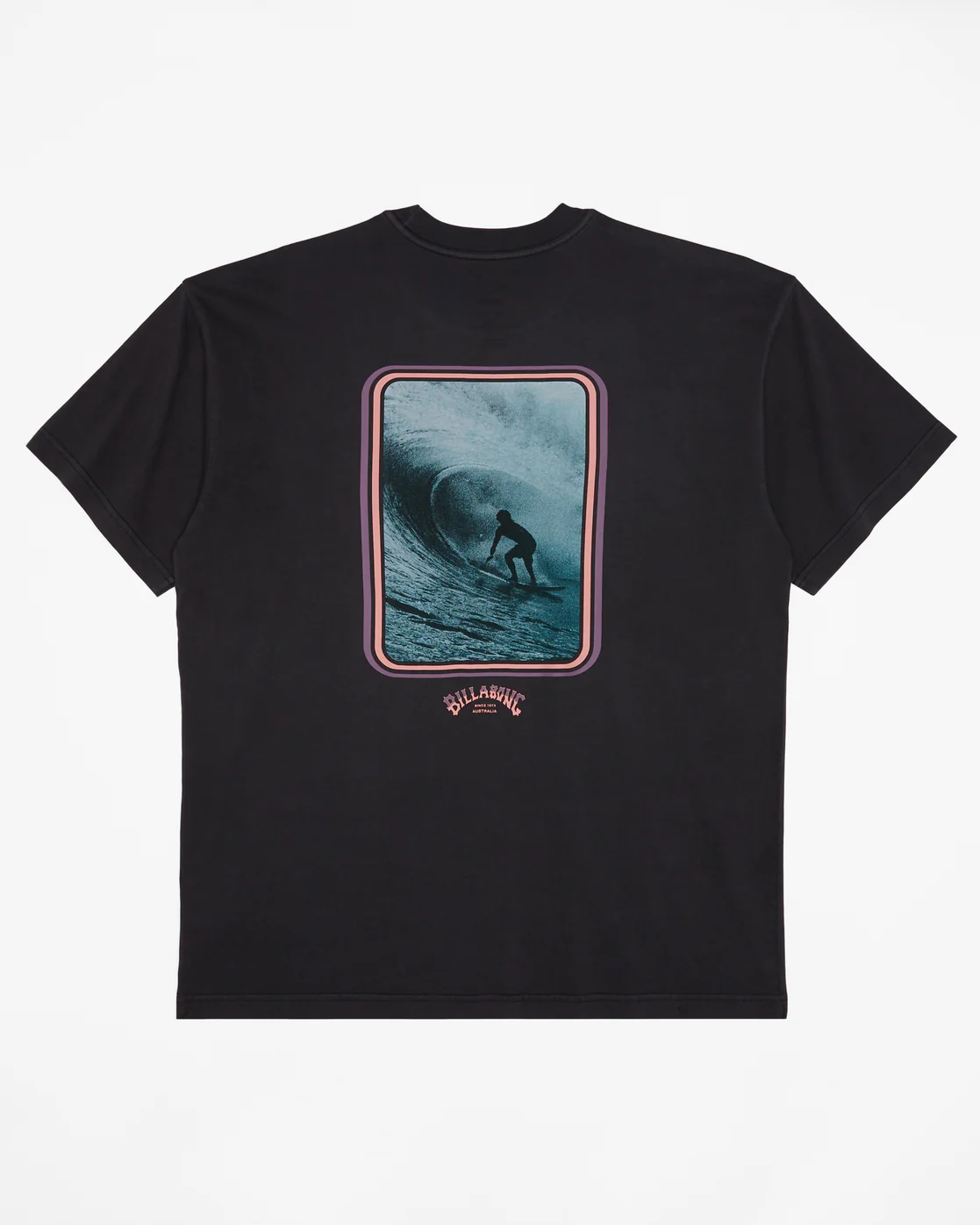 Billabong Collision OG Short Sleeve Wave Washed T-Shirt - Washed Black -Biliabong Outlet