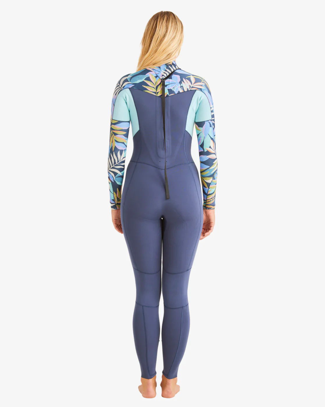 Billabong 3/2mm Synergy Back Zip Wetsuit - Indigo Ocean -Biliabong Outlet