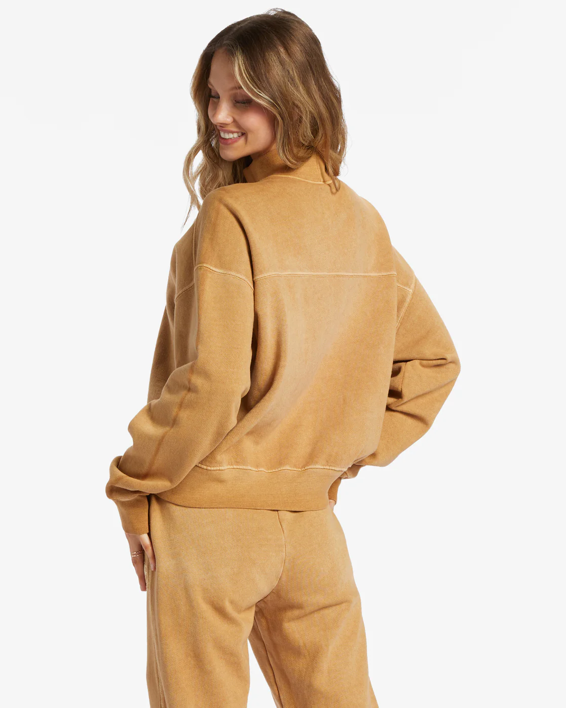 Billabong Chill Weekend Crew Neck Sweatshirt - Cosmic Khaki -Biliabong Outlet