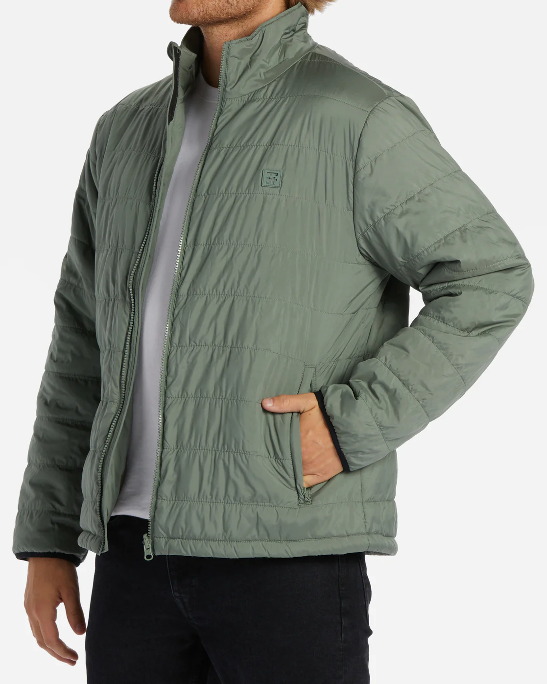 Billabong Prism Mock Quilted Jacket - Surplus -Biliabong Outlet