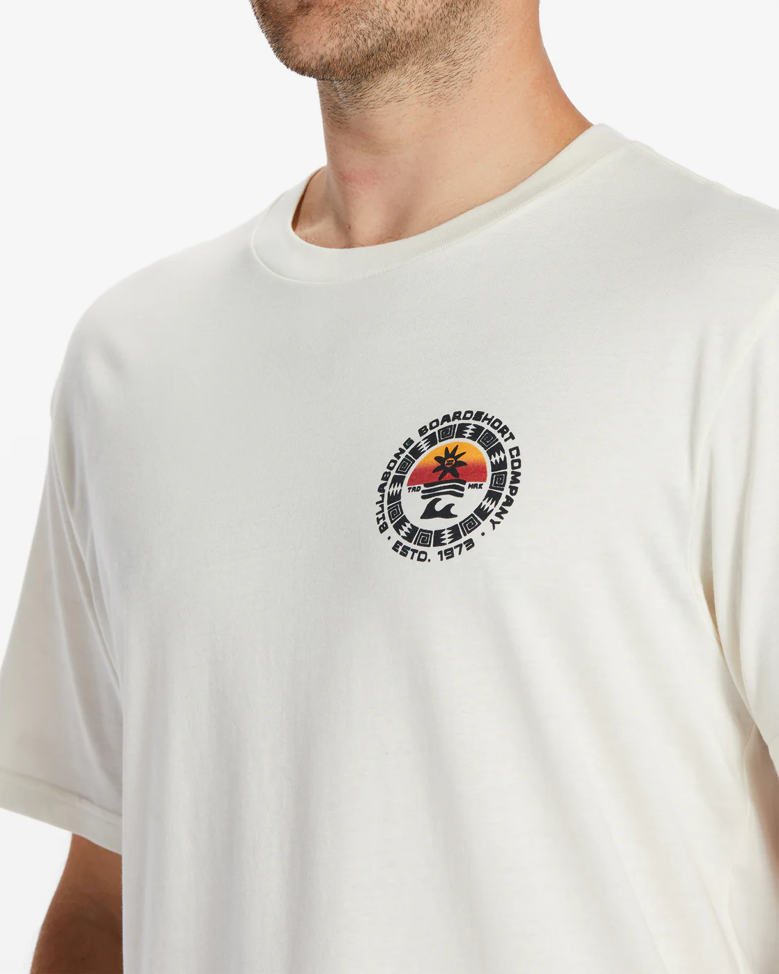 Billabong Transport T-Shirt - Off White -Biliabong Outlet
